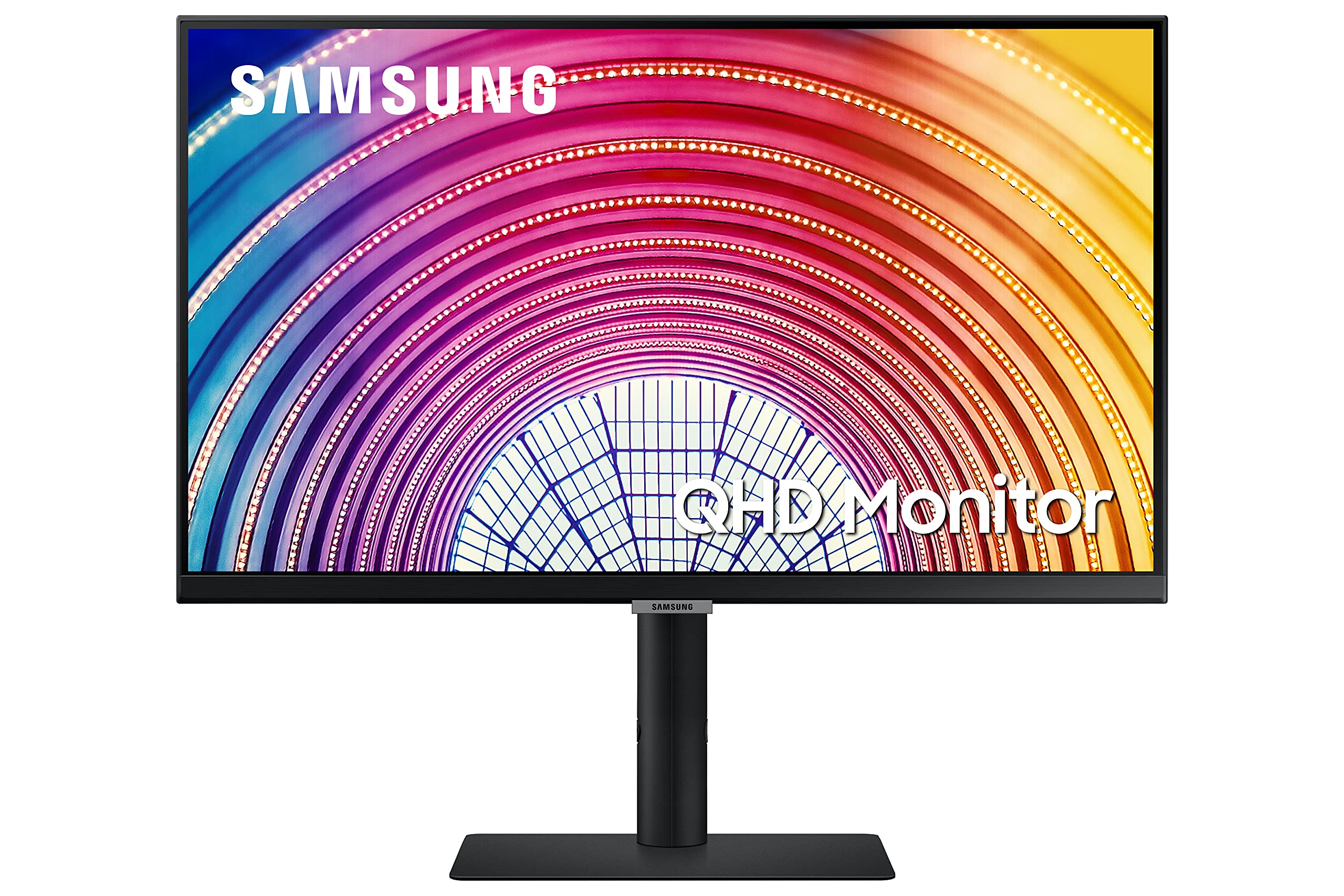 SAMSUNGS27A600NWU - S60A Series - LED monitor - 27" - 2560 x 1440 QHD @ 75 Hz - IPS - 300 cd/m² - 1000:1 - HDR10-5 ms - HDMI, DisplayPort - black