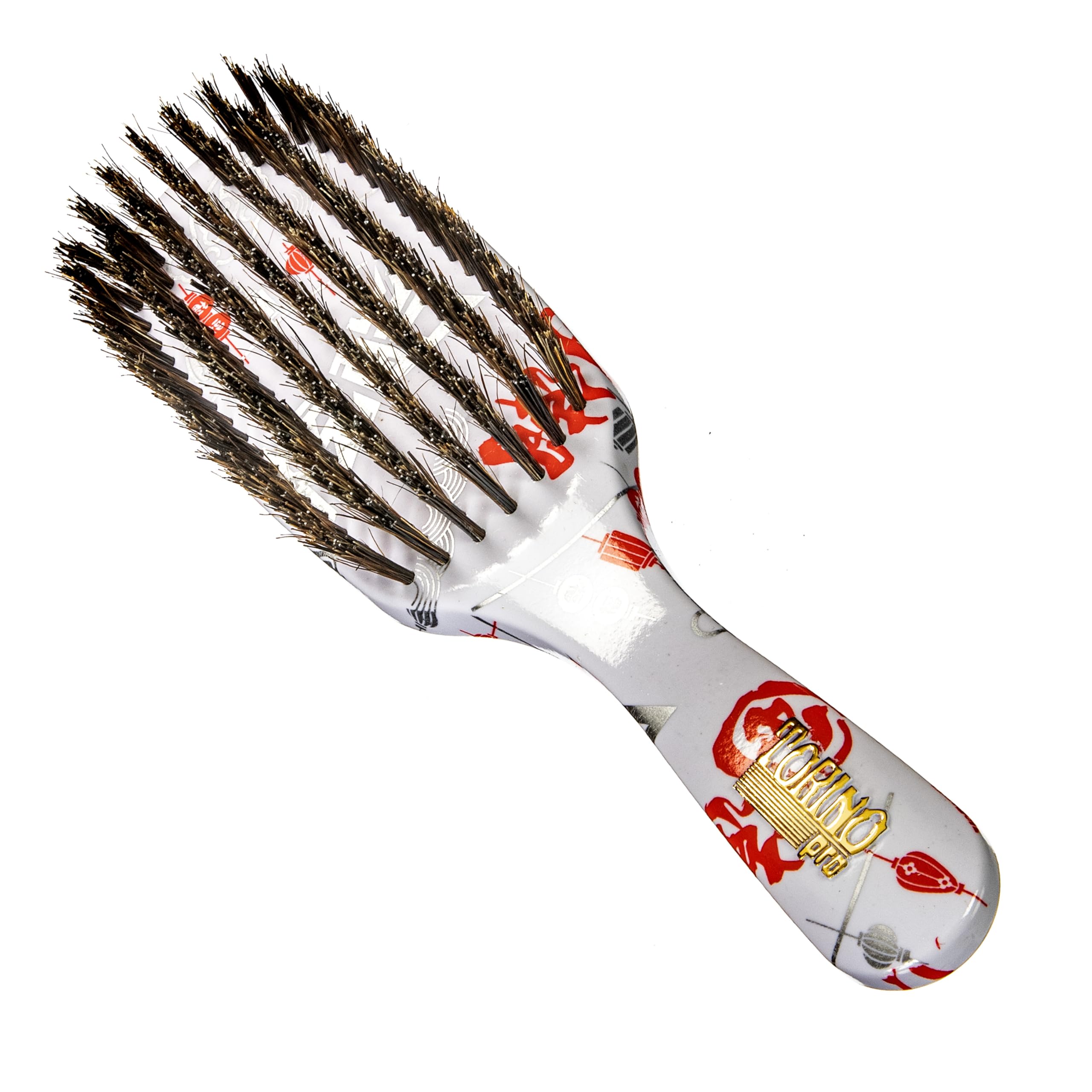 Torino Pro Wave Brush #259-7 Row Medium Hard bristles Shower brush -Reinfoced Bristles - Great for Wolfing down your 360 Waves