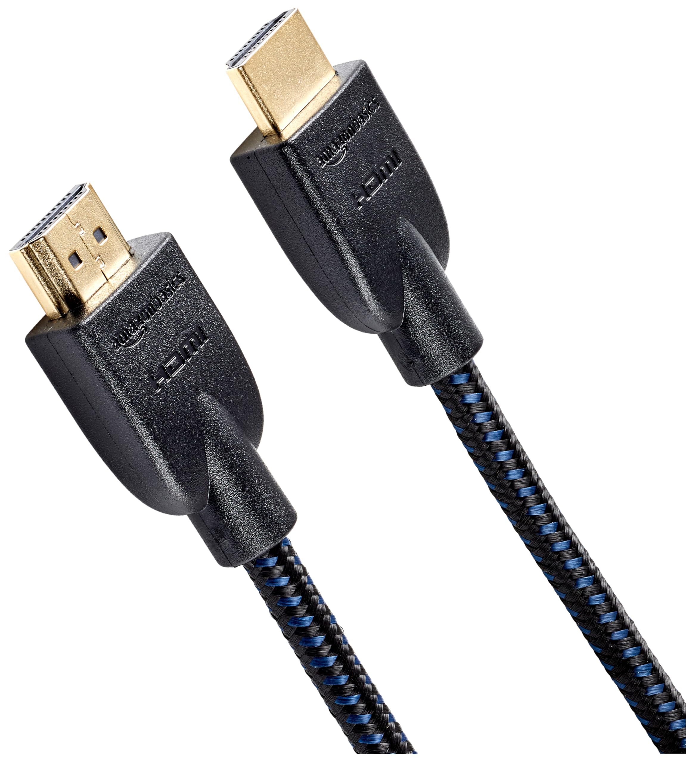 Amazon Basics High-Speed HDMI Cable (18Gbps, 4K/60Hz) - 3 Foot (1M),Nylon-Braided