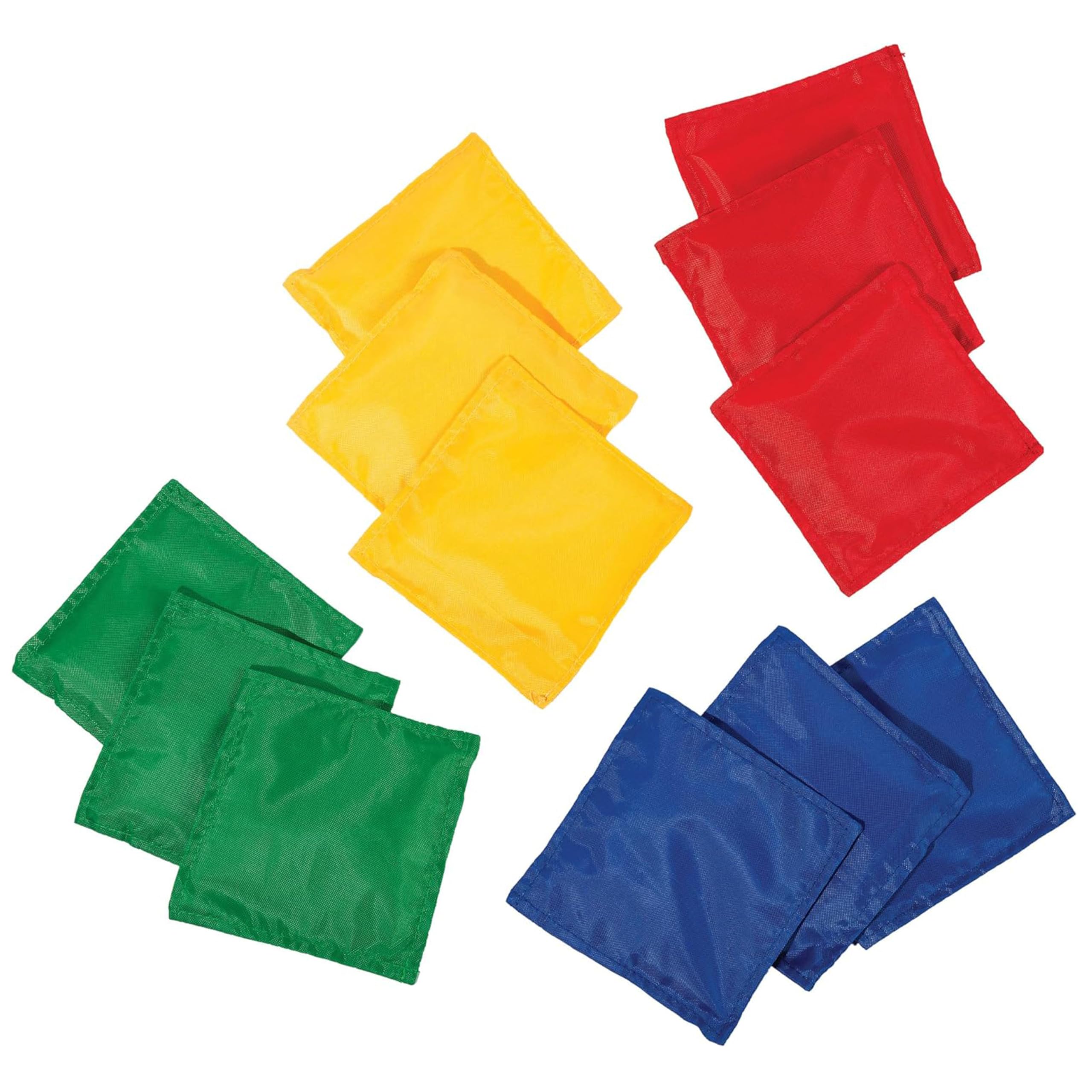 Franklin Sports 5" x Nylon Bean Bags (Set of 12) - Perfect for use in schools, One Size