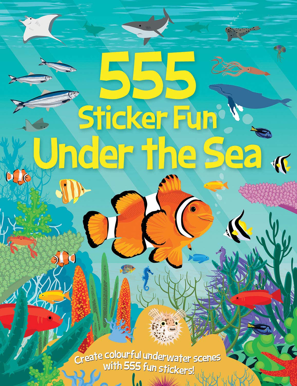 555 Under the Sea (555 Sticker Fun)