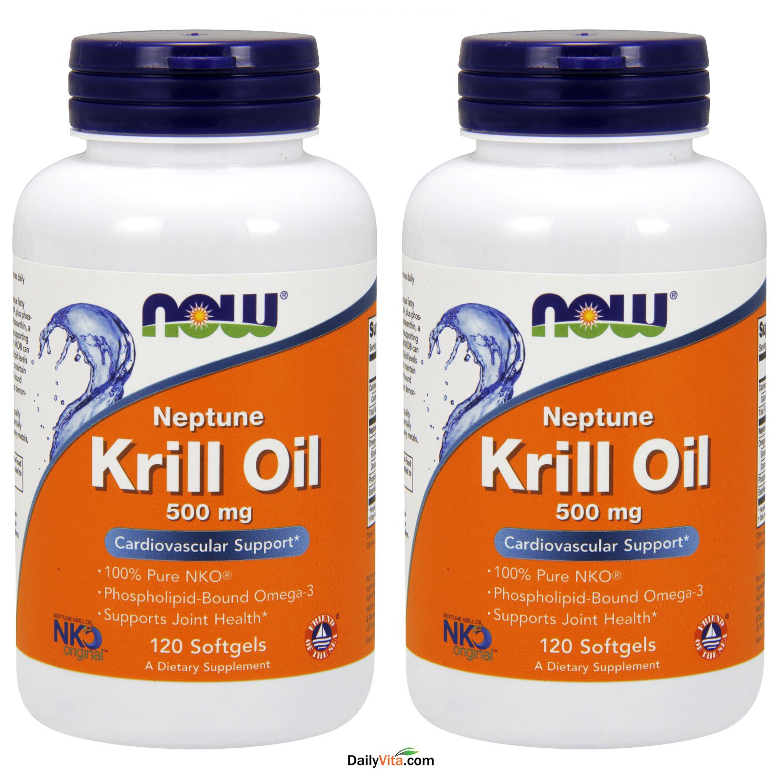 NOW FoodsNeptune Krill Oil 500Mg(2-pack)120 softgels