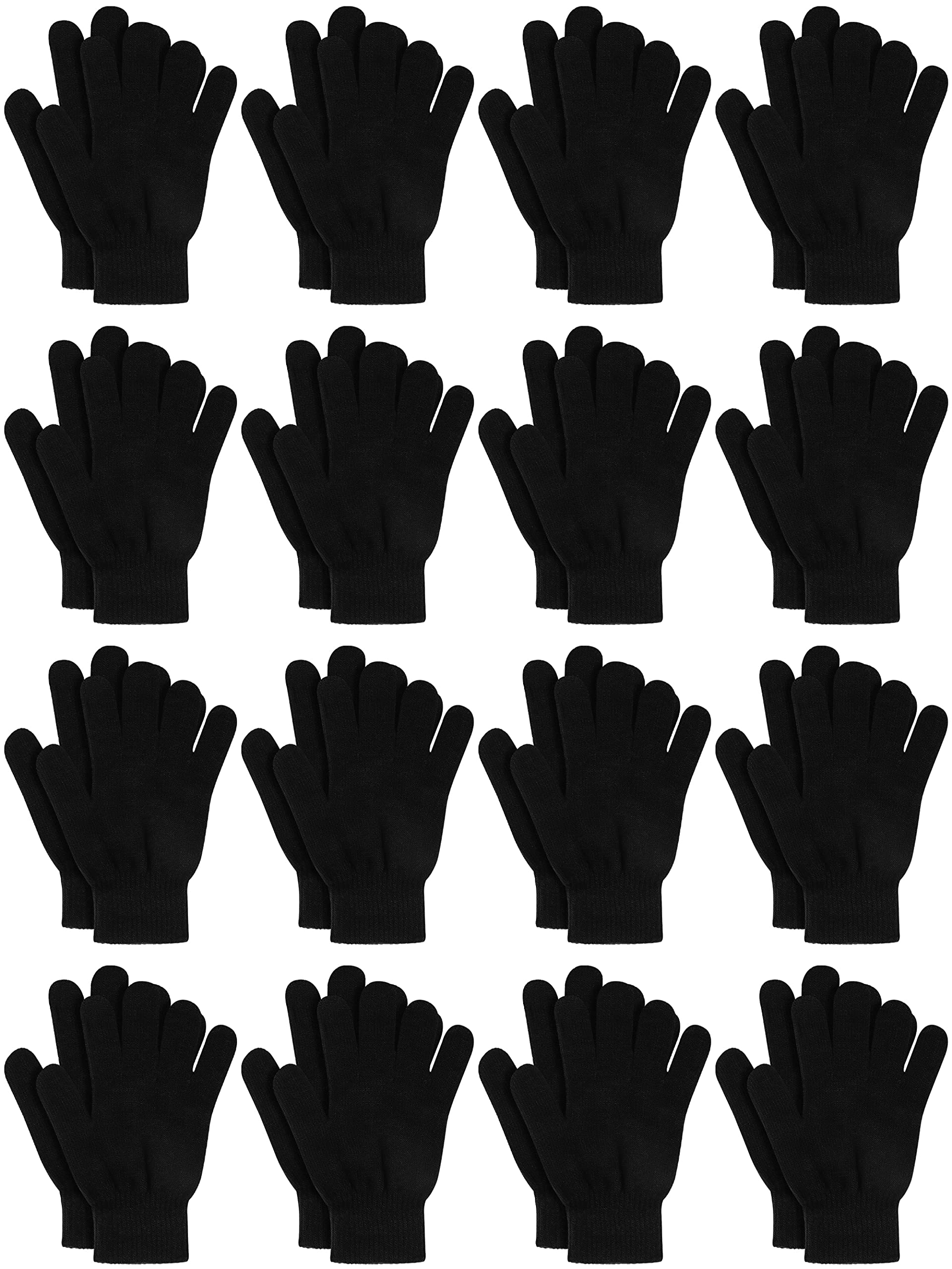 URATOT16 Pairs Knit Magic Gloves Unisex Gloves Winter Warm Gloves for Women Men