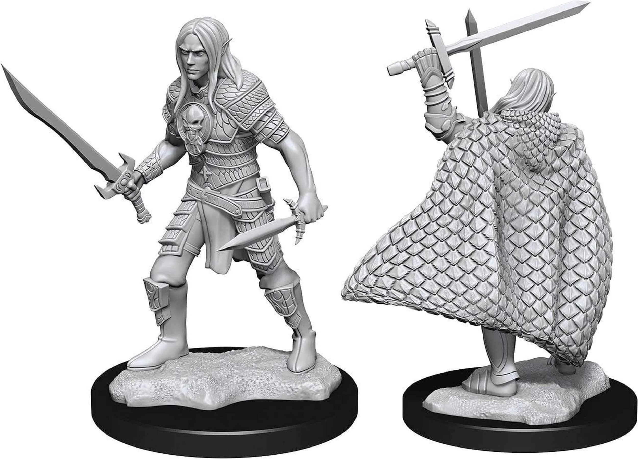 WizKids Dungeons & Dragons Nolzur's Marvelous Unpainted Miniatures: Elf Fighter (Male)