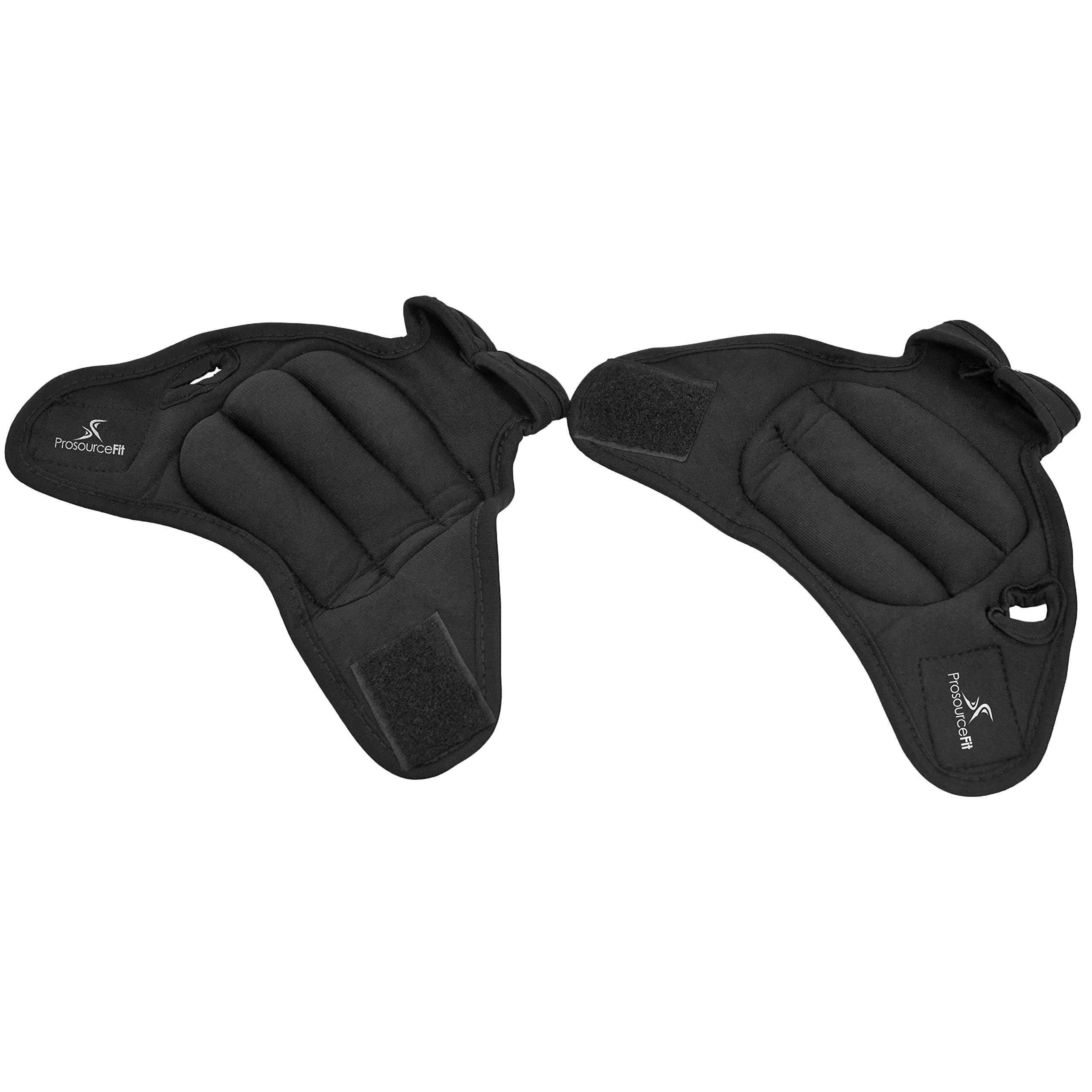 ProSource Weighted Gloves, Pair of 2 lb. Neoprene Hand Weights for Cardio Workouts, Kickboxing, MMA, Aerobics and Sculpting Arms