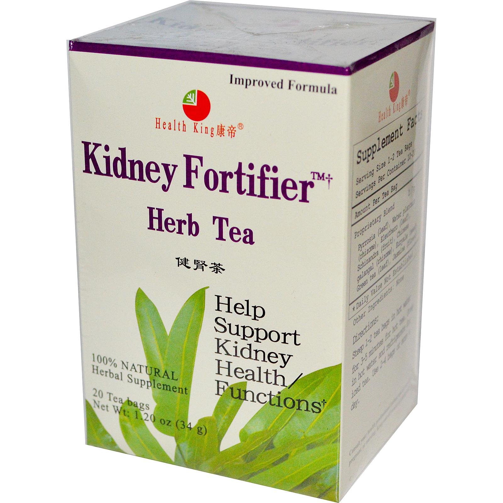 Health KingMedicinal, Tea Kidney Fortifier, 20 BG