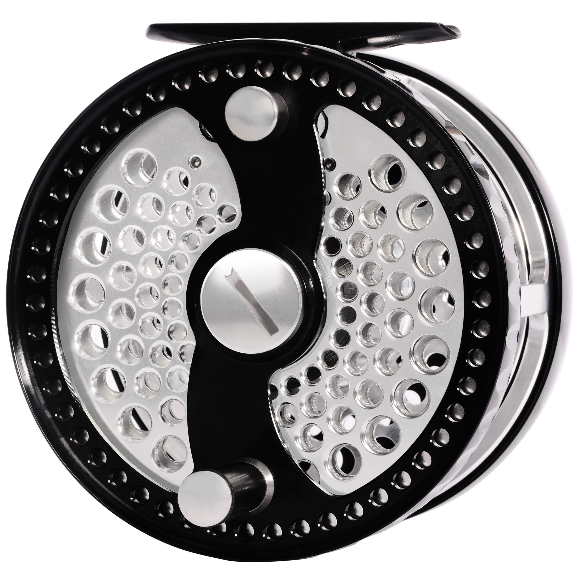 CHANNELMAY Classic Fly Fishing Reel 7/9 WT CNC Machined Aluminum Large Arbor Disc Drag System Salmon Fishing