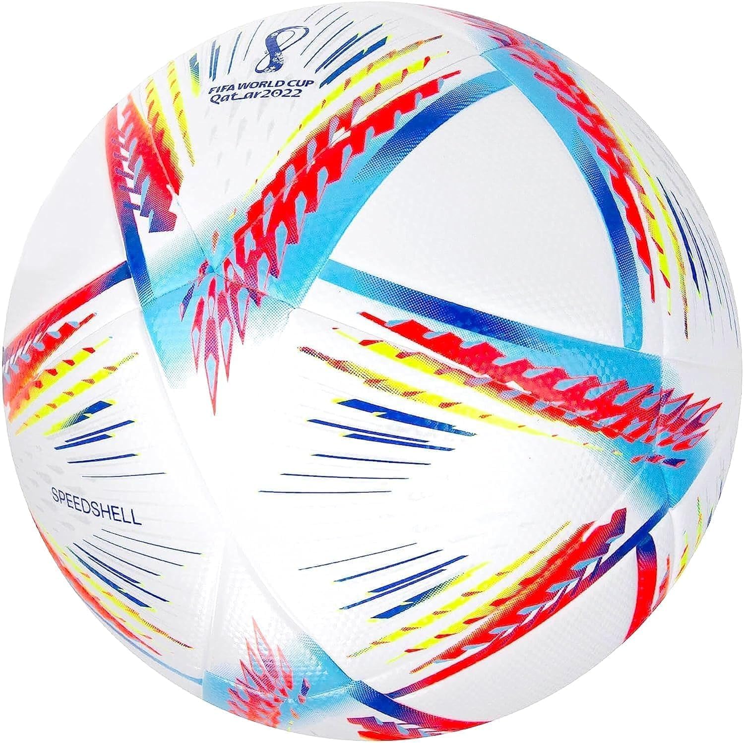 World Cup 2022 Soccer Ball, Free Air Pump, Affordable Replica of the Official 2022 Football - Size 5, Unisex-Adult, Great Bounce and Shape, Perfect for Casual Play and Training