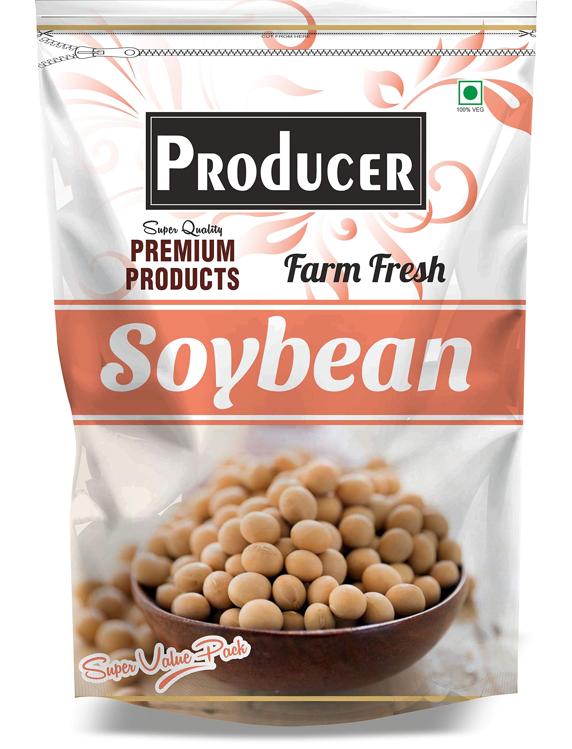 PRODUCER PREMIUM SOYABEAN ( SOY, BHATMA ) 2 KG (Pack of 1)