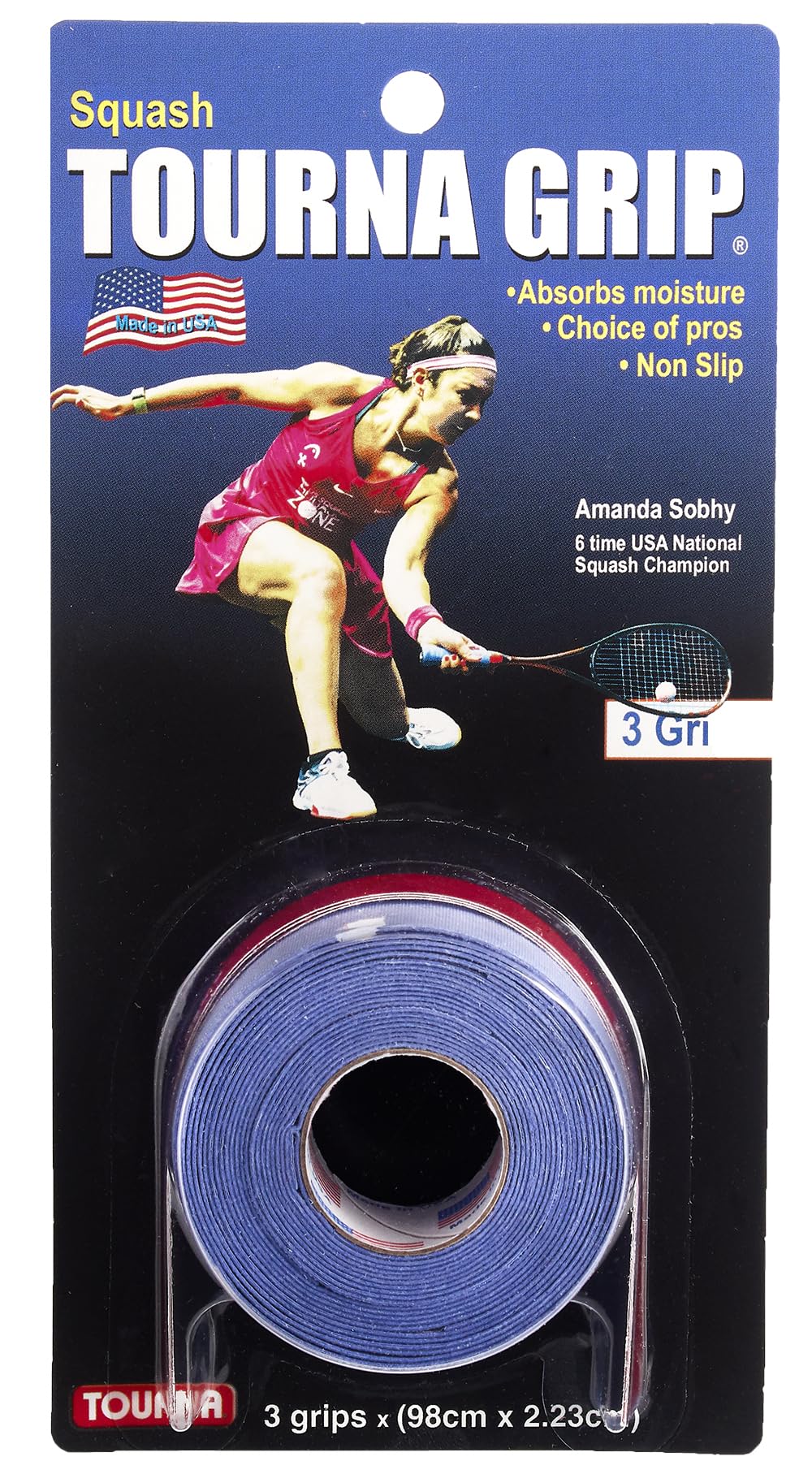 Tourna Grip Squash 3 Pack