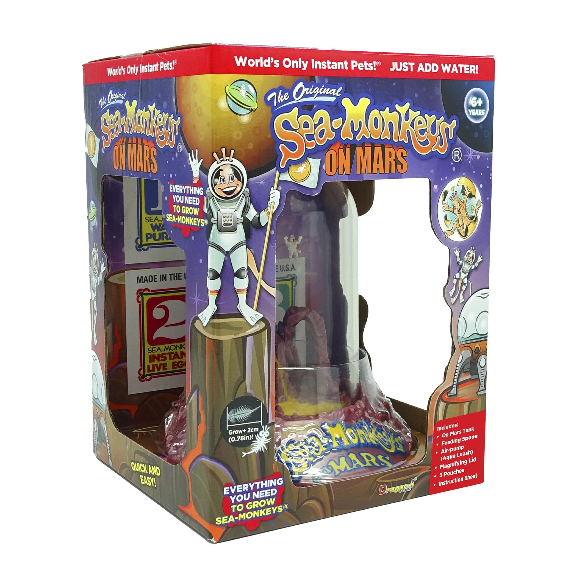 Sea-Monkeys® On Mars - World's Only Instant Pets® - Ages 6+ (Pack of 1)