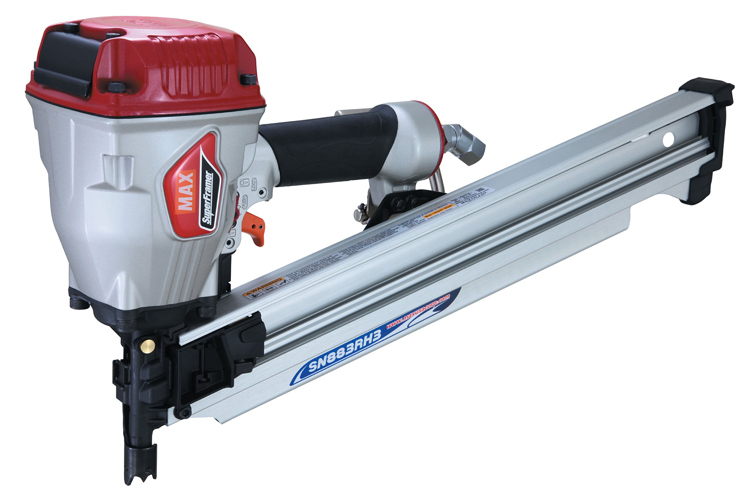 MaxUSA CORP SuperFramer SN883RH3 21 Degree Framing Full Round Head Stick Nailer up to 3-1/4"