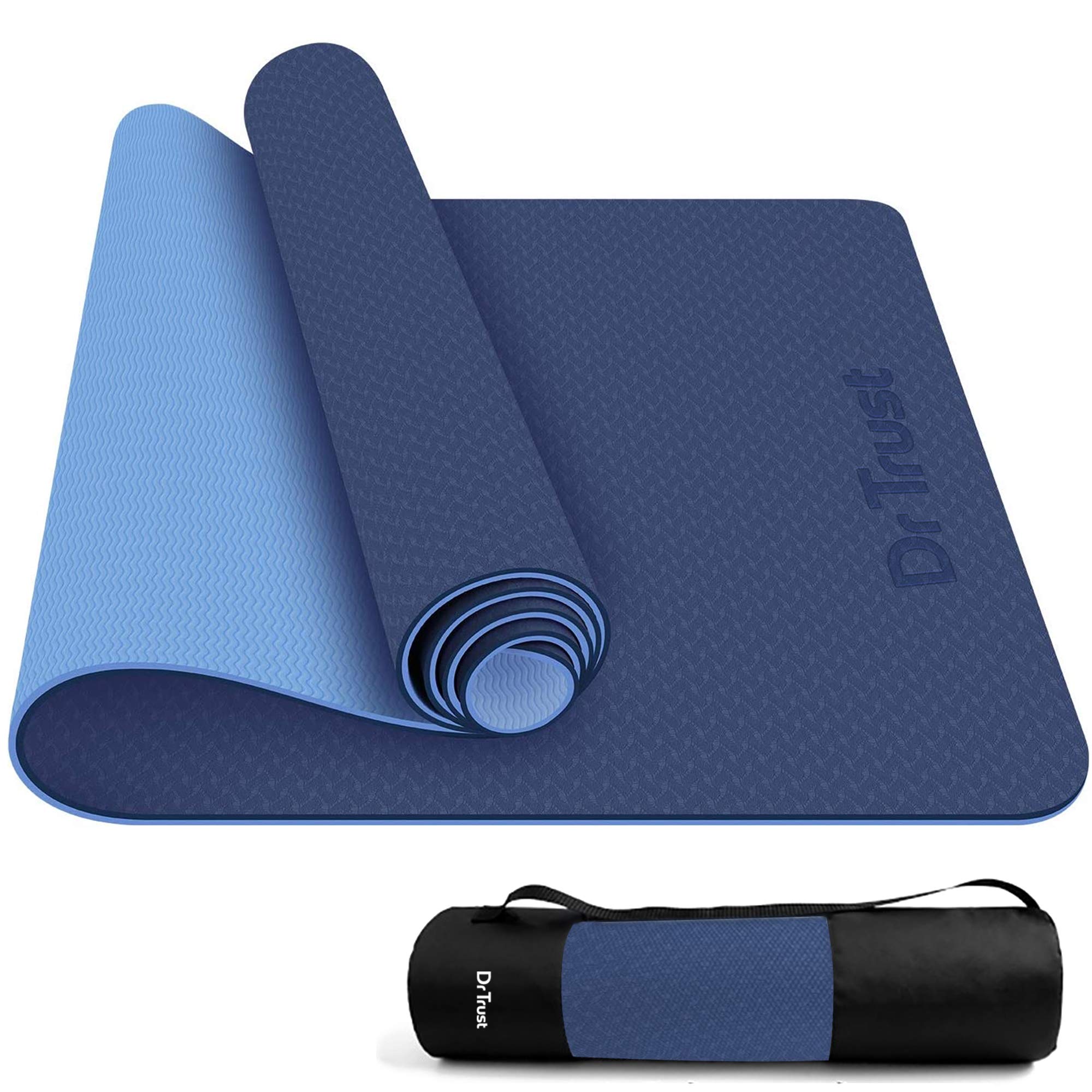 Dr TrustTPE Premium Luxfoam Yoga Mat for Gym Workout and Flooring Exercise Yoga Mat for Men and Women Fitness - 317