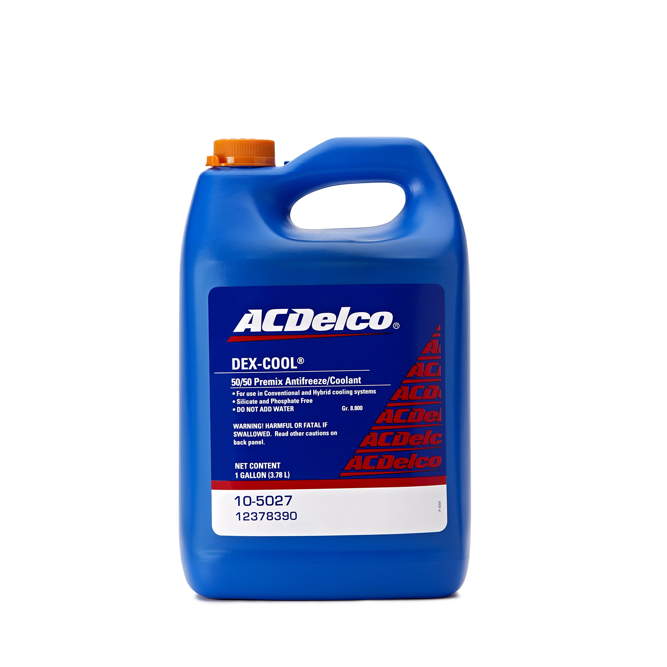 ACDelco GM Original Equipment 10-5027 Dex-Cool 50/50 Pre-Mix Engine Coolant - 1 gal