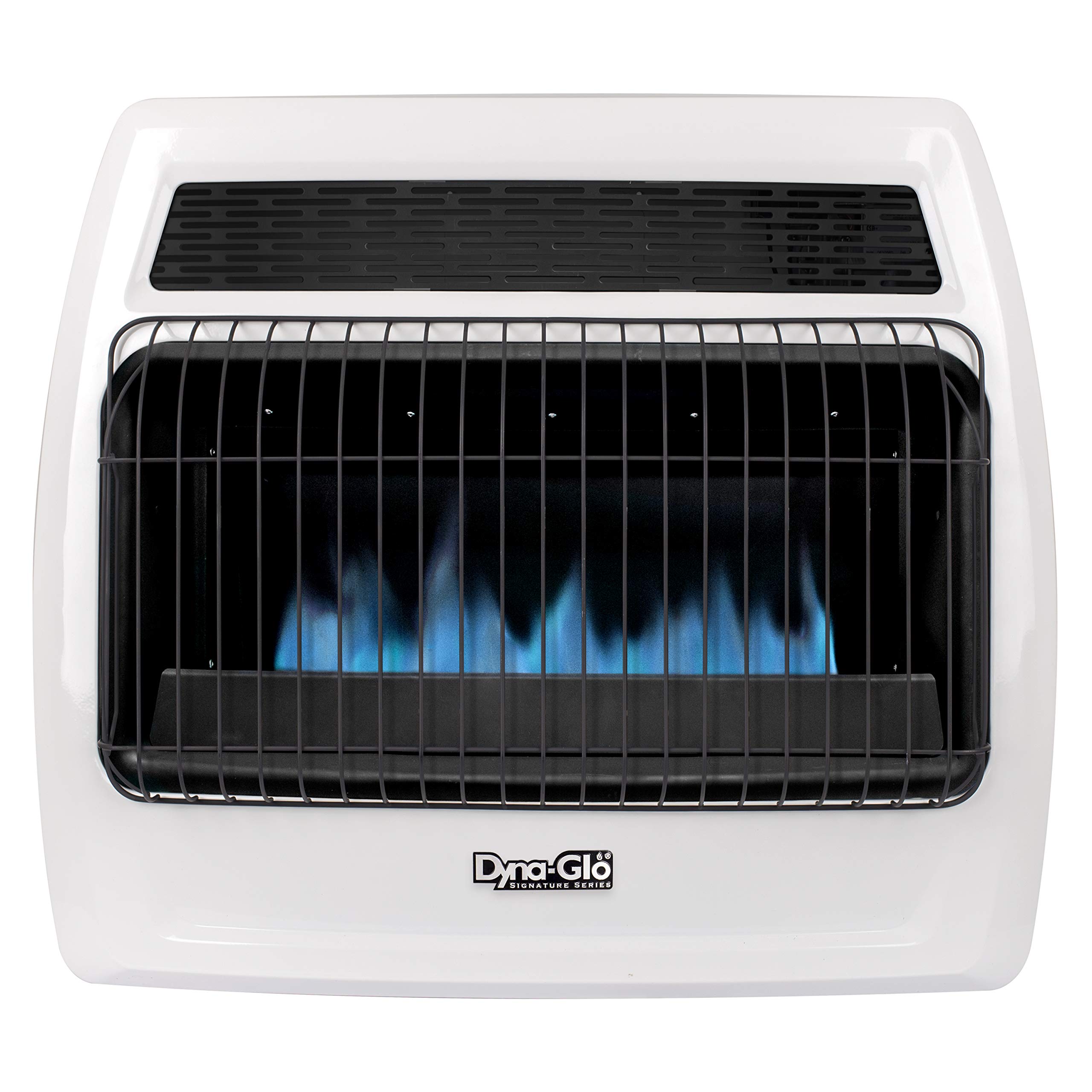 Dyna-GloBFSS30NGT-4N 30,000 BTU Natural Gas Blue Flame Thermostatic Vent Free Wall Heater, White