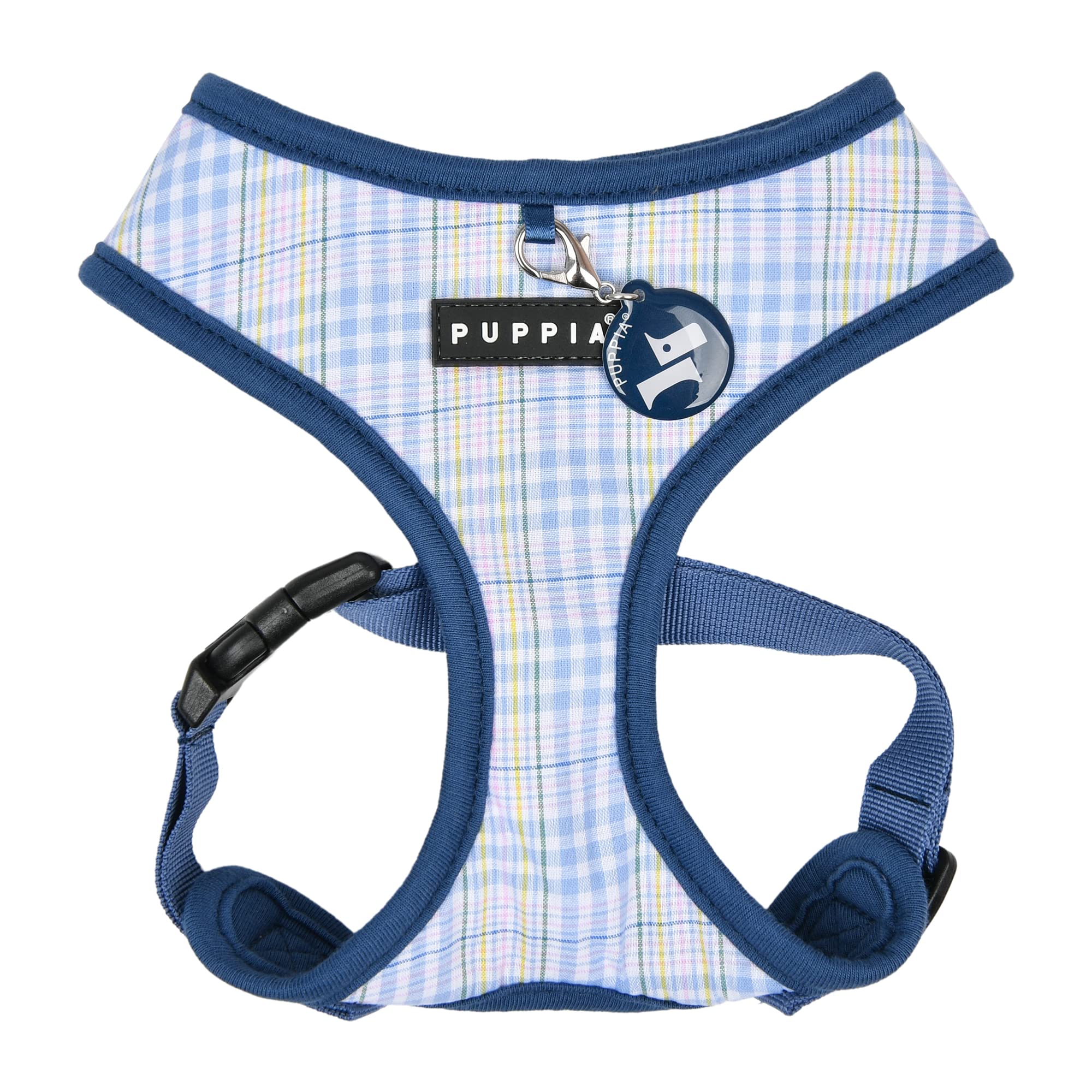 Luke Over-The-Head Dog HARENESS Adjustable Chest Belt - Blue - M