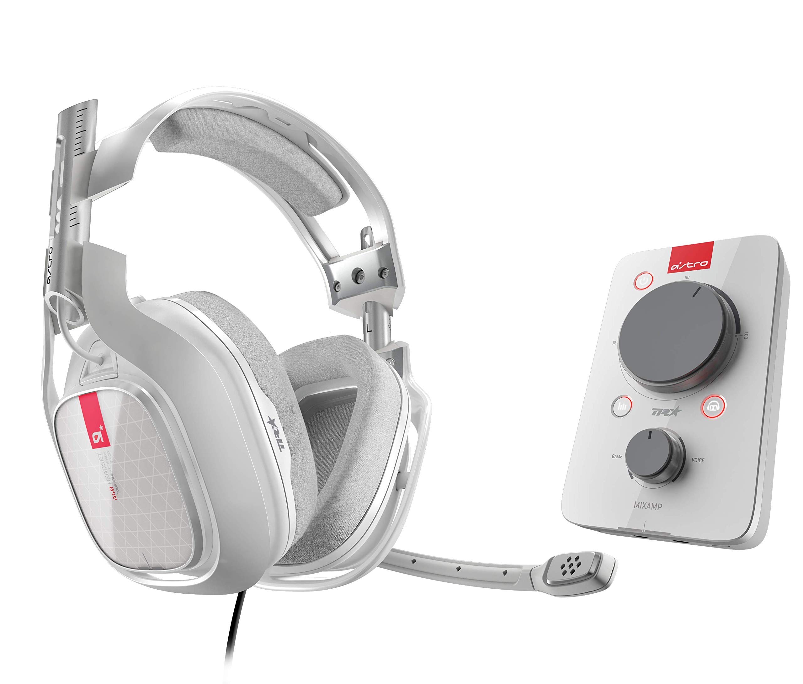 ASTRO Gaming A40 TR Wired Gaming Headset + MixAmp Pro TR Gen 3 for Xbox & PC - White (with Dolby Sound)