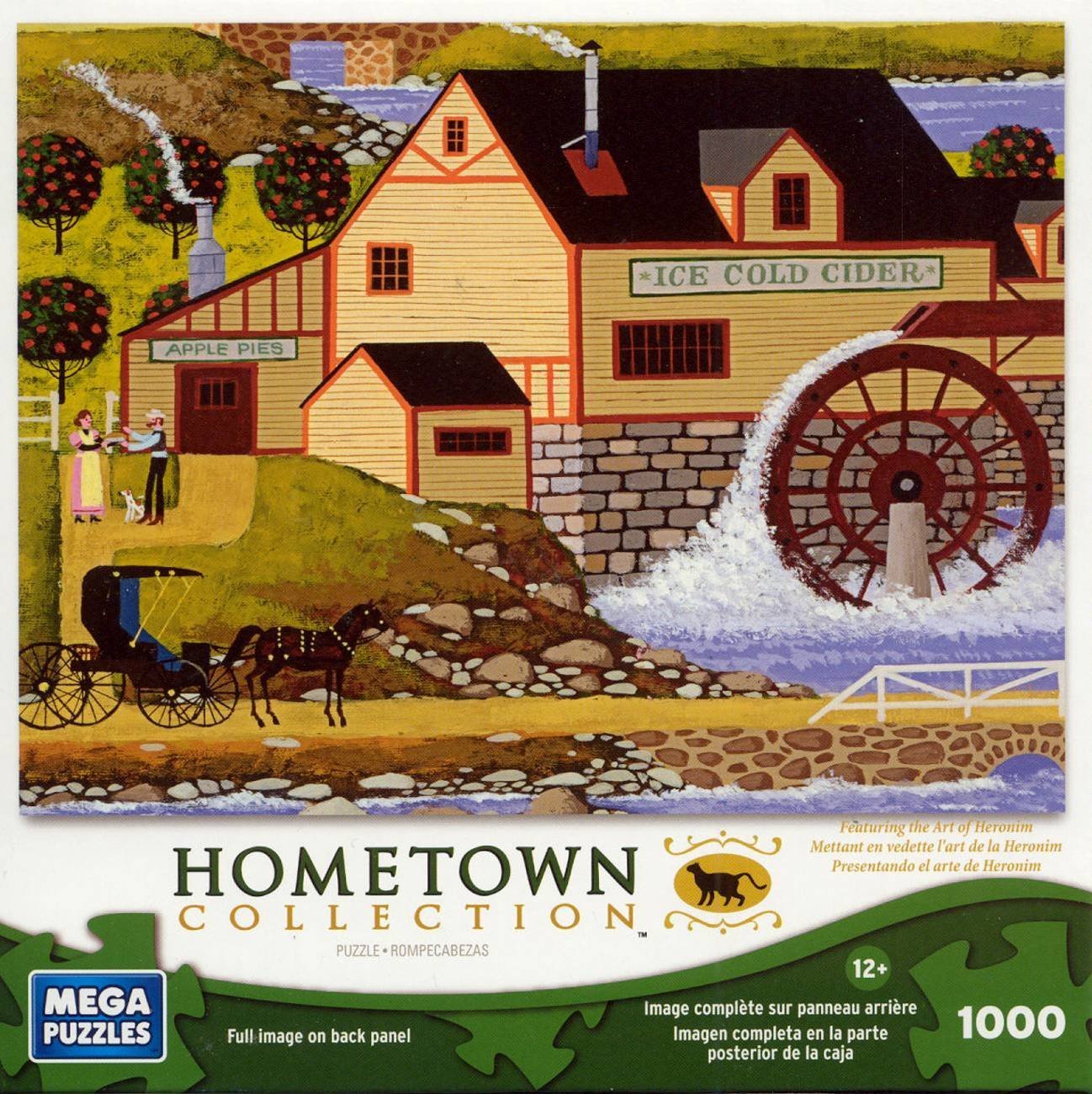 Mega Puzzles Hometown Collection 1000 piece Old Cider Mill Puzzle