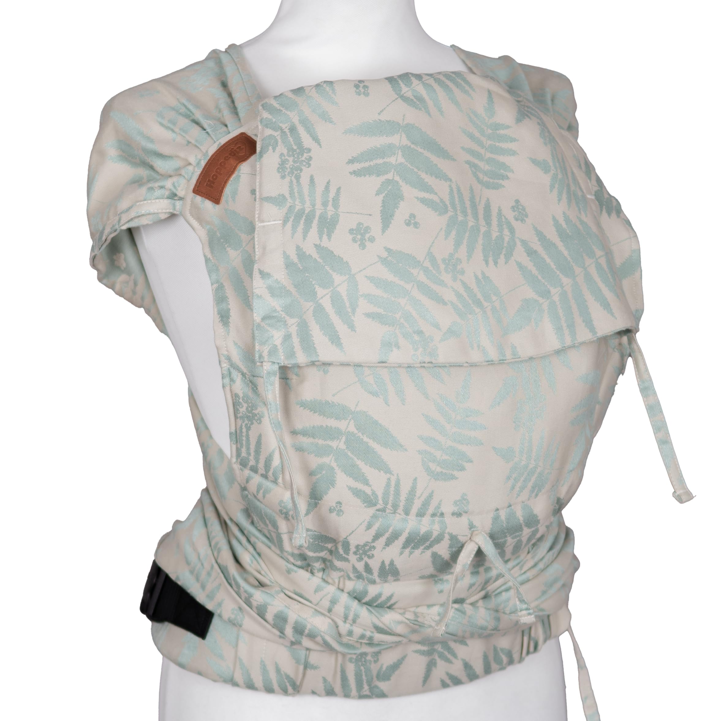 Hoppediz Primeo Baby Carrier for Newborns from Birth, Abdominal Carrier, Back Carrier, Annecy with Linen - Limited Edition