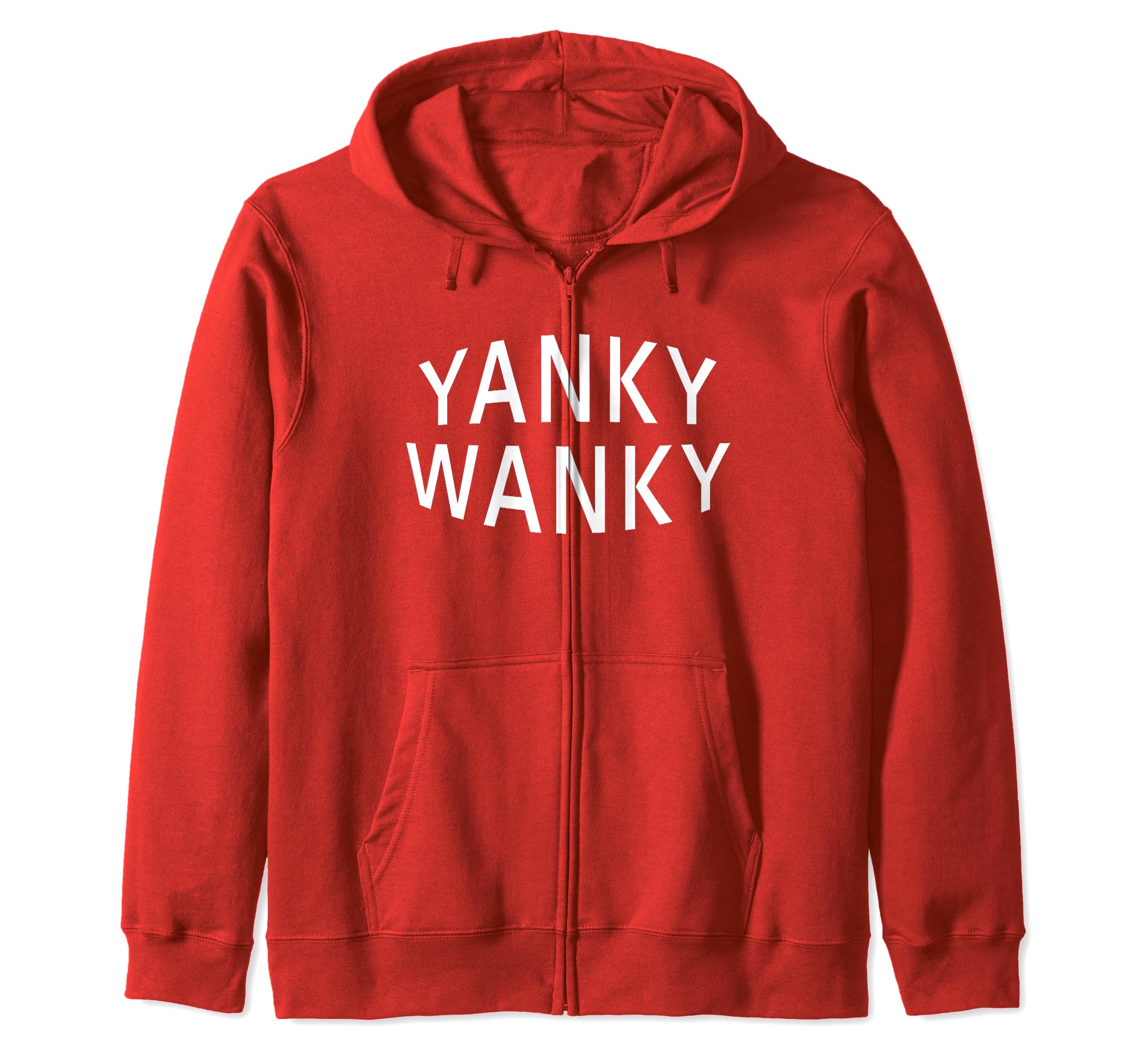 Yanky Wanky Funny Retro 80s Donger Need Food Humor Gen X Fun Zip Hoodie