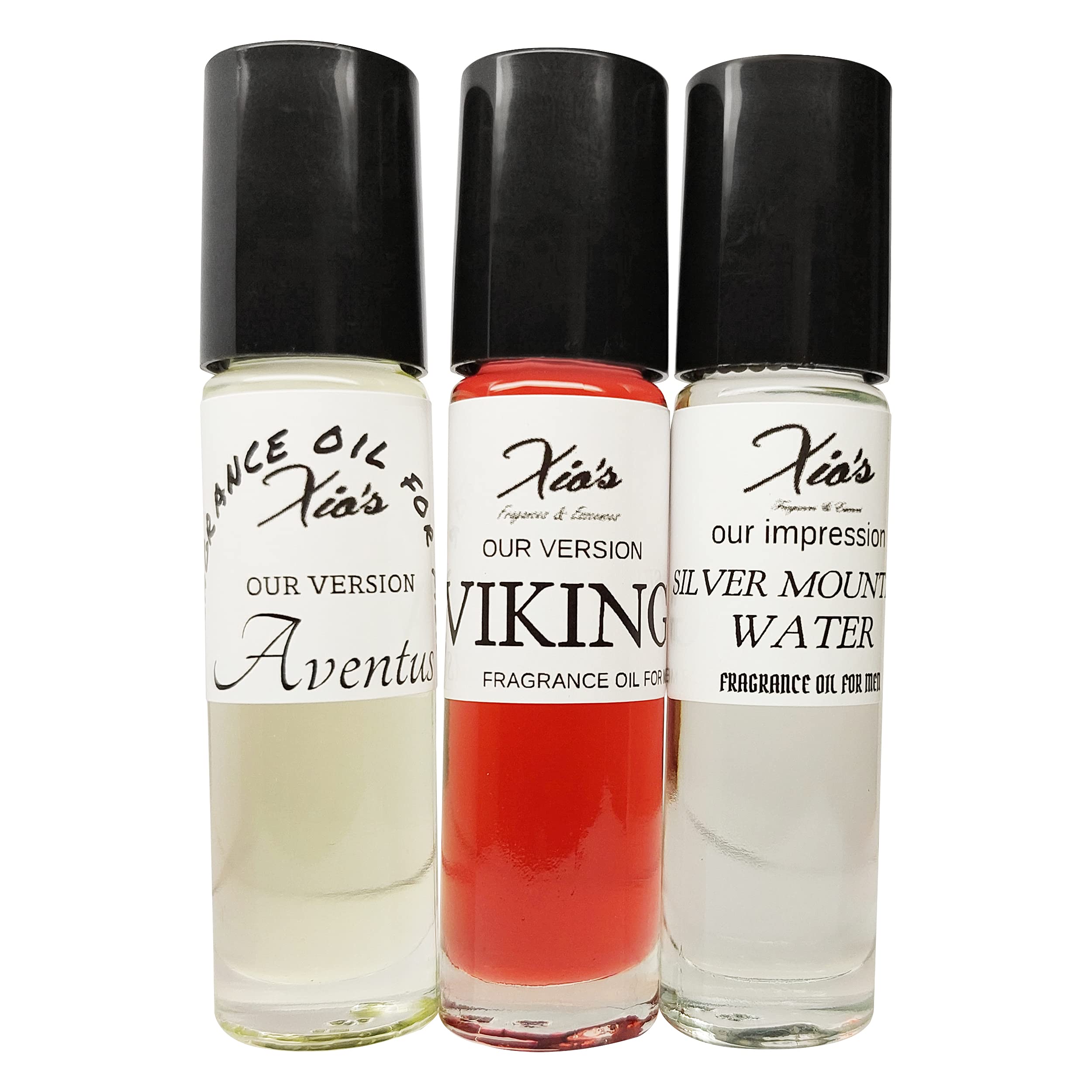 Fragrances Oils Our IMPRESSION -for Men -3 Roll on Bottles of 10 ml-