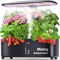 Misting Hydroponic Growing System 15 Pods Herb Garden Kit Deals