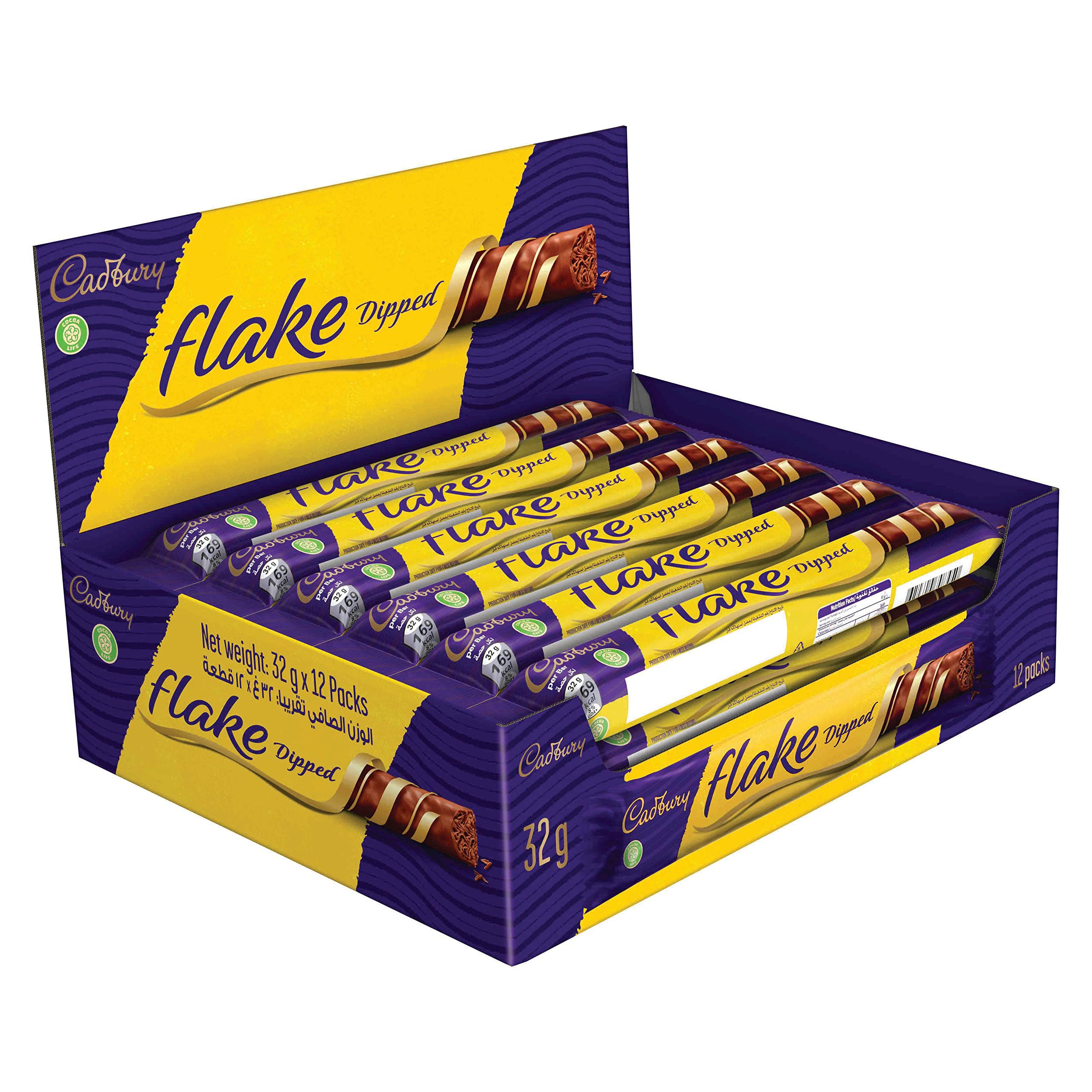 CadburyFlake Dipped Bar 12 x 32g