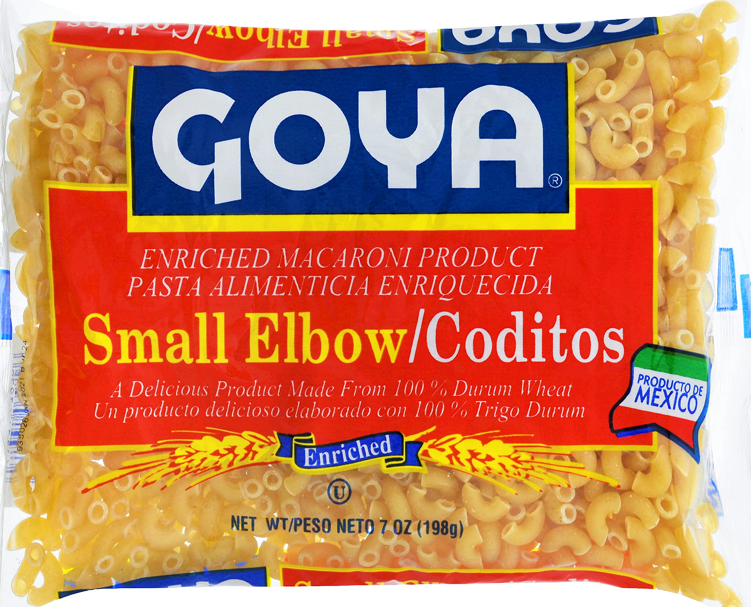 GoyaFoods Coditos/Elbow Pasta, 7-Ounce (Pack of 20)