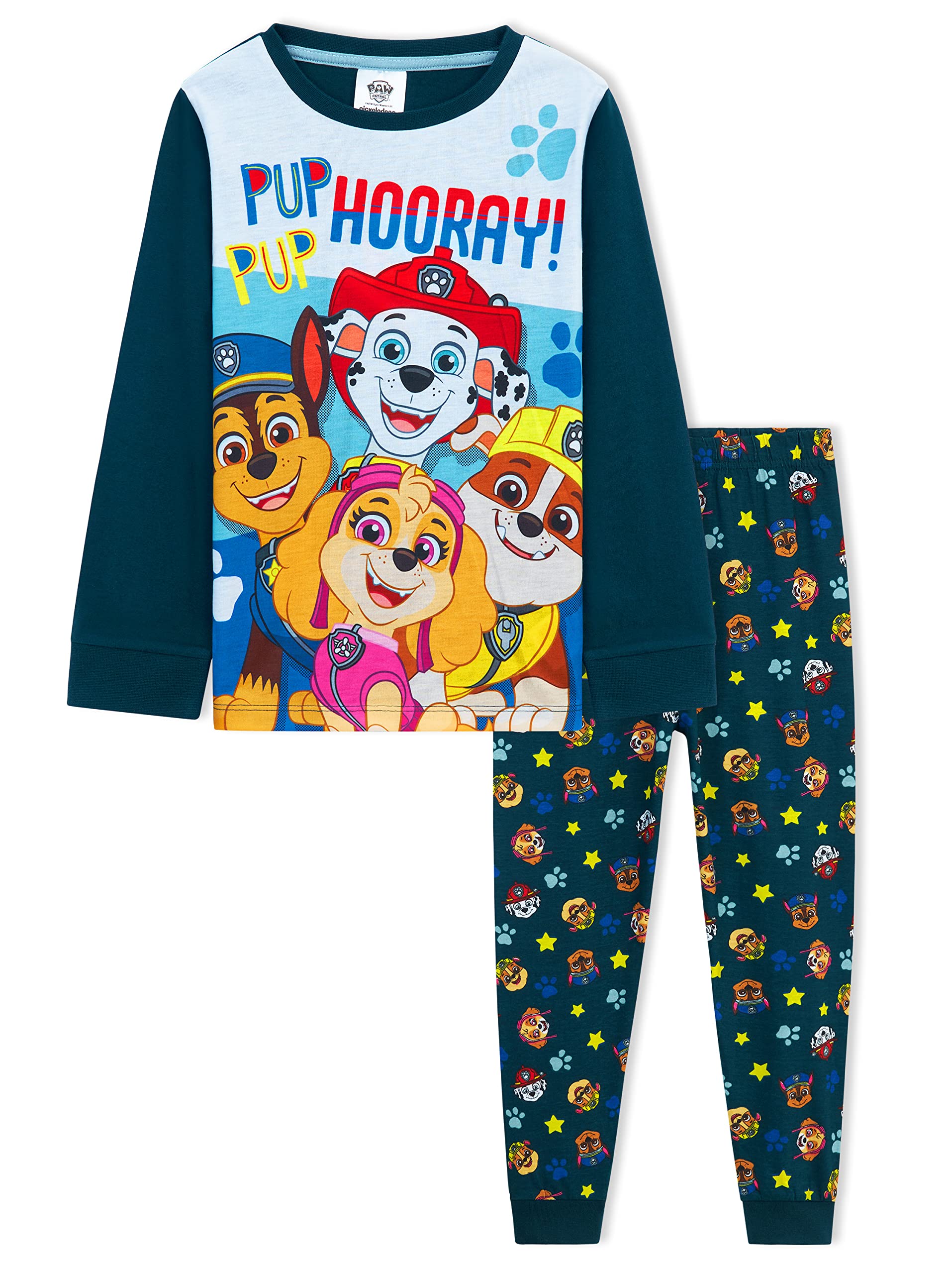 PAW Patrol Pyjamas, Boys PJs Chase & Marshall, Clothes For Boys 18 months to 6 years