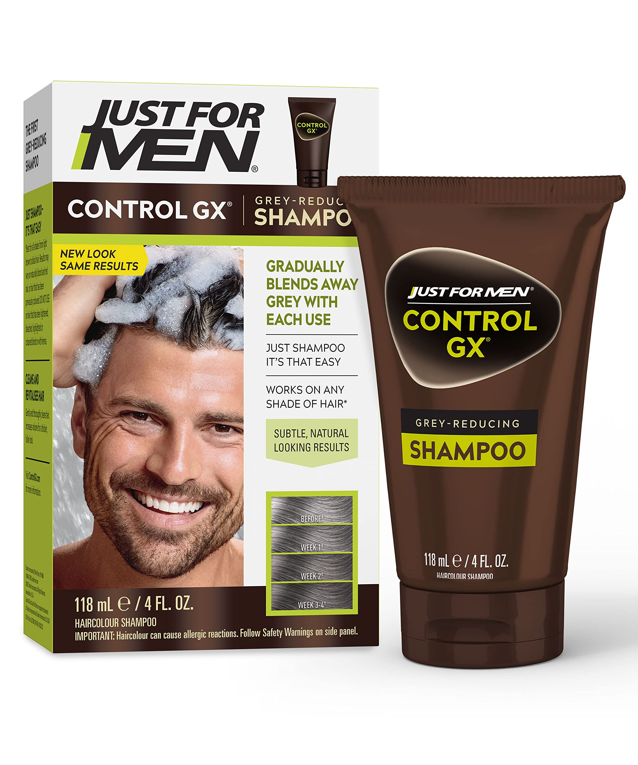 Just For Men Control GX Grey Reducing Shampoo, 4 Fl Oz