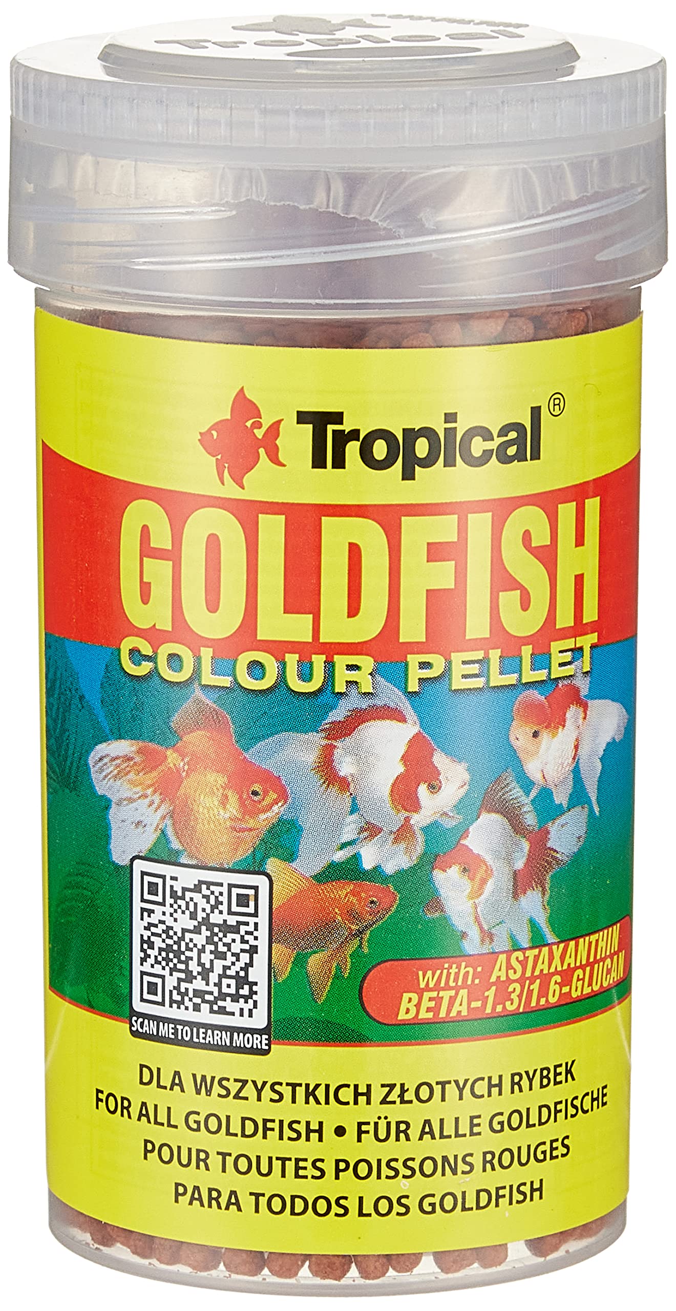 TROPICAL GOLD FISH PELLET 100ML/36g