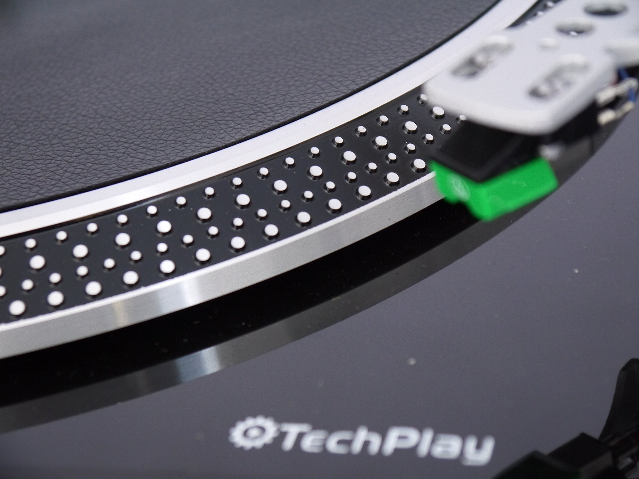 TechPlay IEP212 Leatherette Anti Static turntable mat. Ultra Thin for maximun performance black 10786583