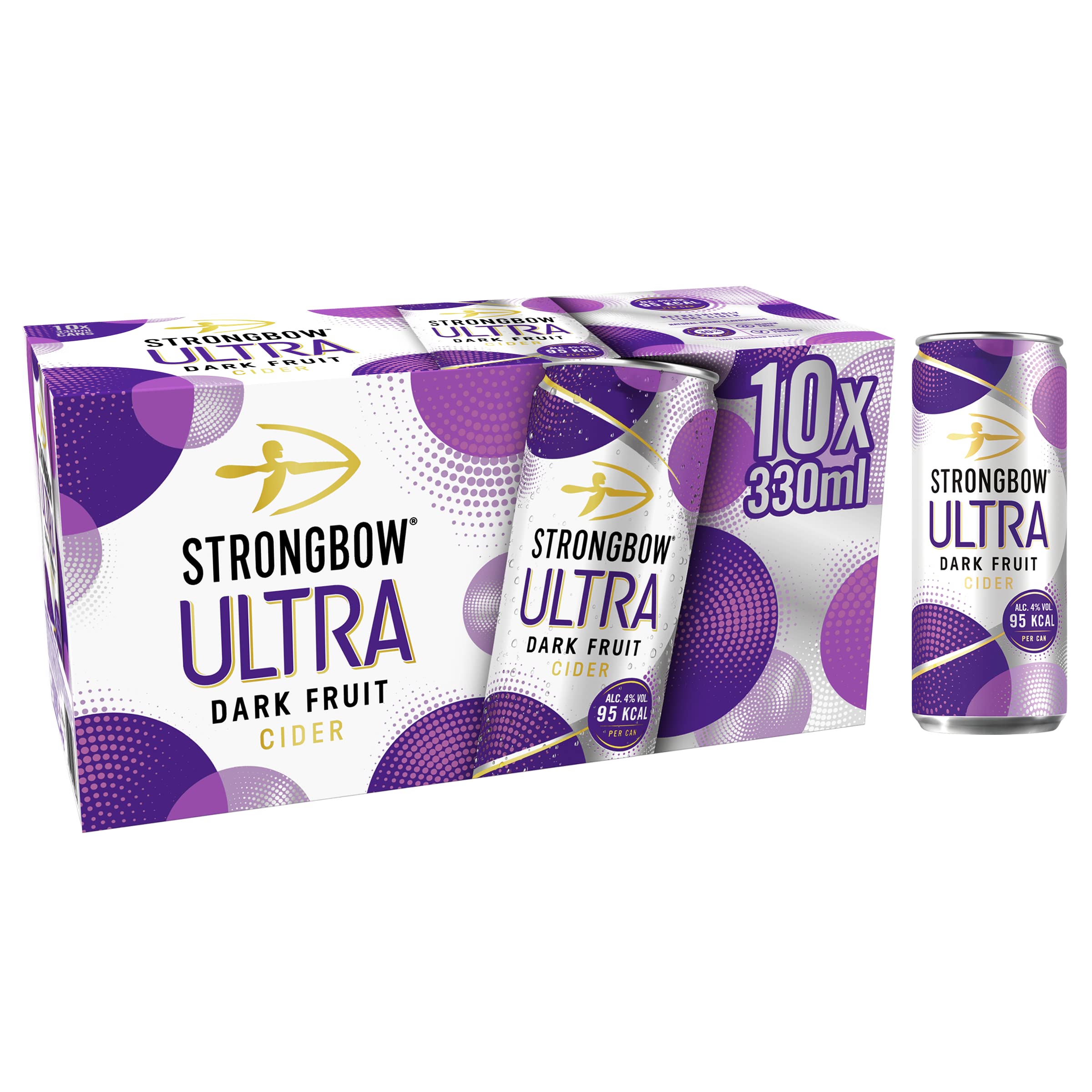 StrongbowUltra Dark Fruit Cider, 10 x 330ml