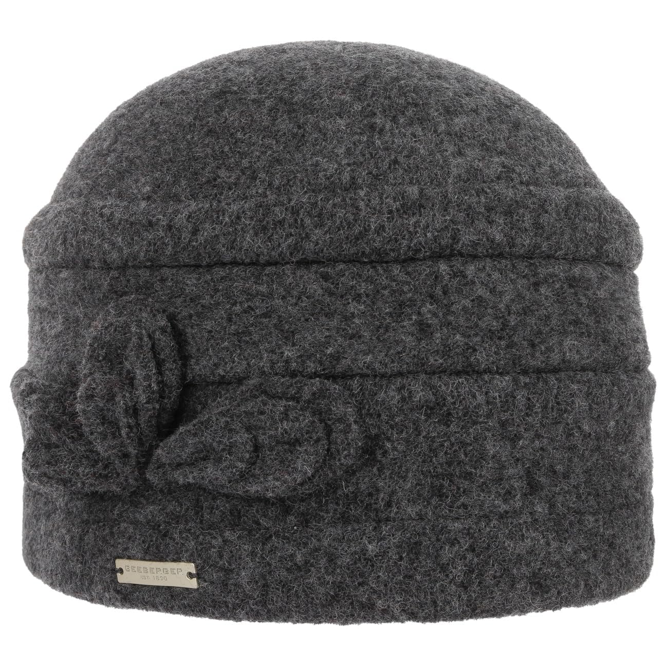 SeebergerClassic Uni Milled Wool Hat Women Anthracite One Size