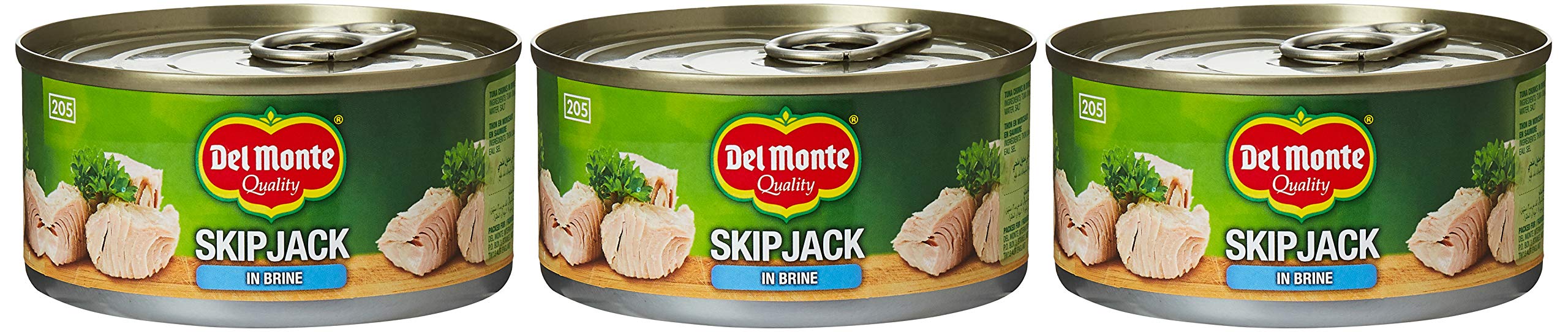 Del Monte Tuna Fish Chunks In Brine 3 X 185 gm