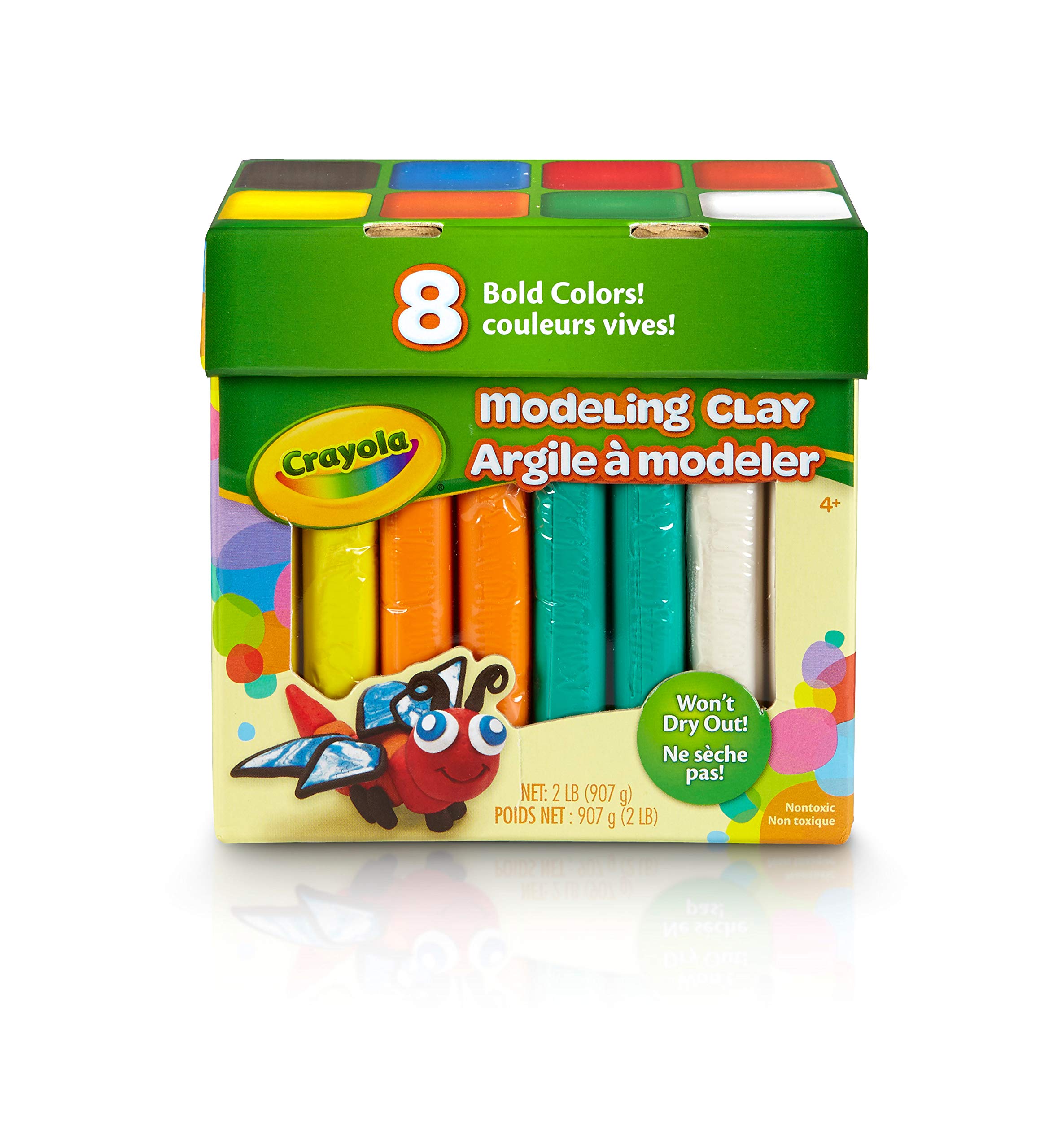 CrayolaModeling Clay in Bold Colors, 2lbs, Gift for Kids, Ages 4 & Up