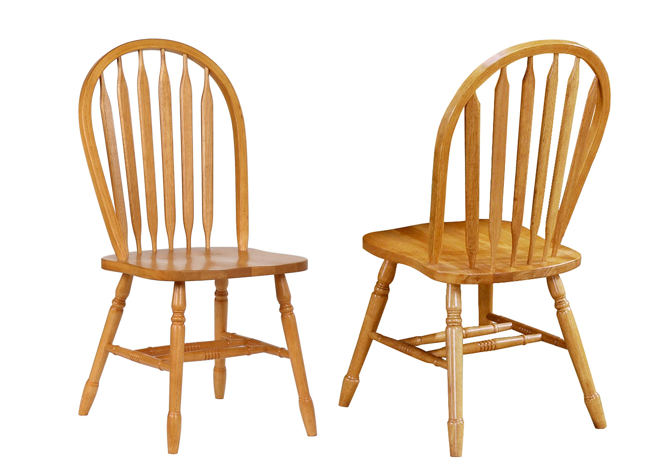 Sunset TradingDining Chair, Light Oak Finish