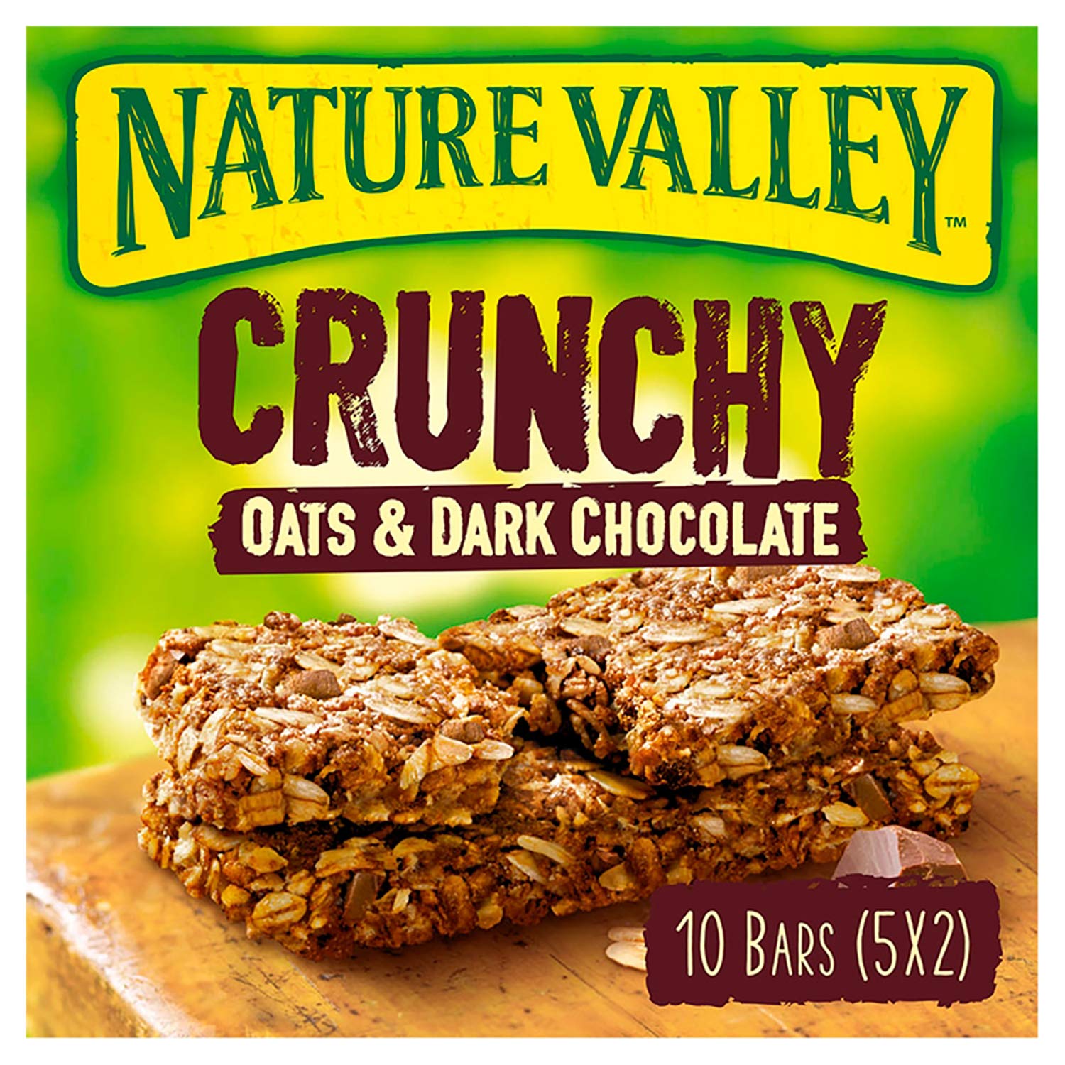 Nature ValleyOats & Dark Chocolate Bar, 10 Bars, 5 x 42g