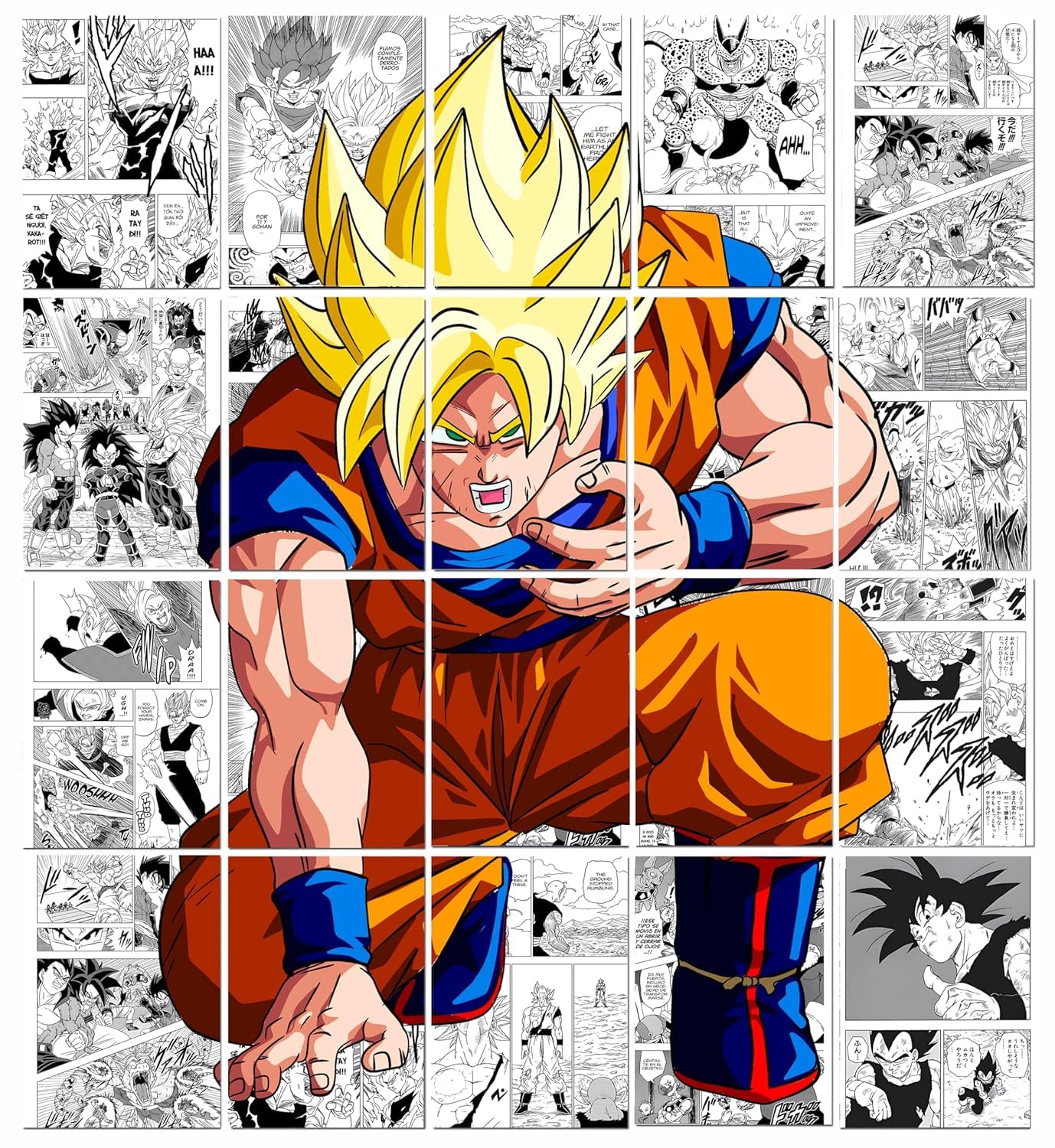 Good Hope Dragon Ball Posters Set of 20 Anime Comic Poster For wall decor Goku Legends home bedroom living room hall Gift Item Wall Paintings Sticker wallpaper Hostel Boys Girls… (Dragon Ball Legends)