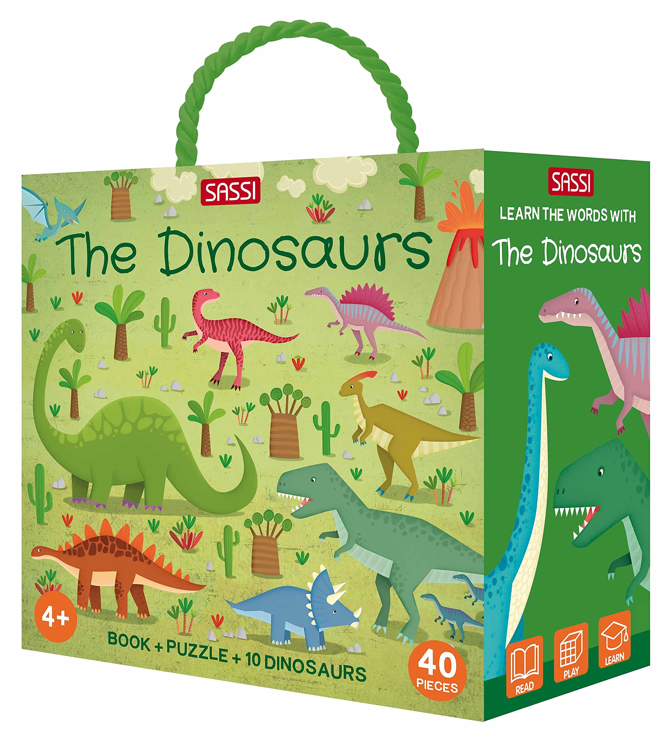 The Dinosaurs. Q-Box. Ediz. a Colori. Con Puzzle