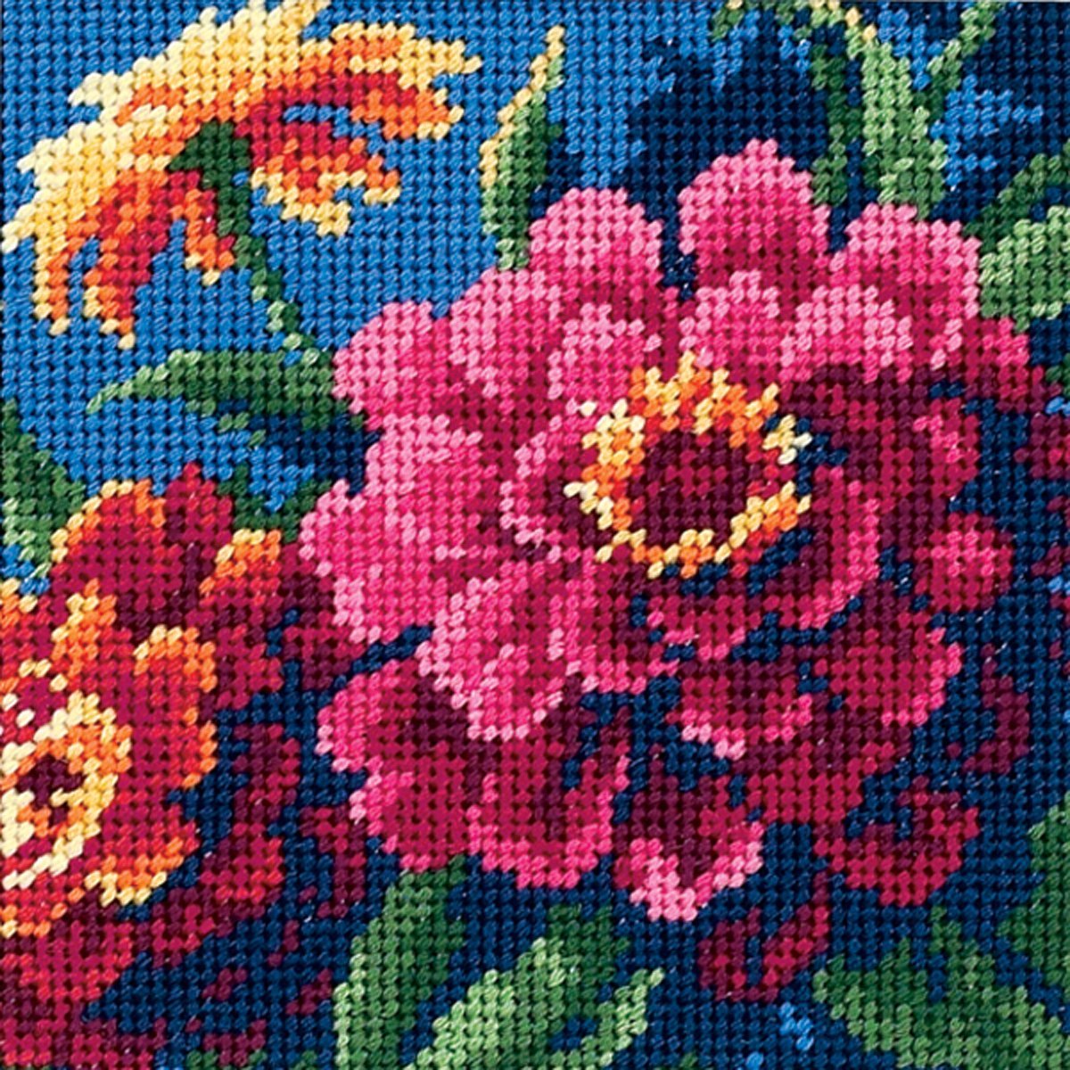 DIMENSIONS Needlecrafts Needlepoint, Zinnias