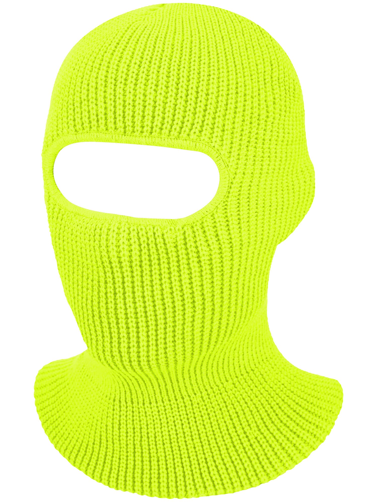 SATINIOR 1 Hole Knitted Full Face Cover Ski Mask Winter Balaclava Warm Full Face Mask Neck Gaiters for Outdoor Sports