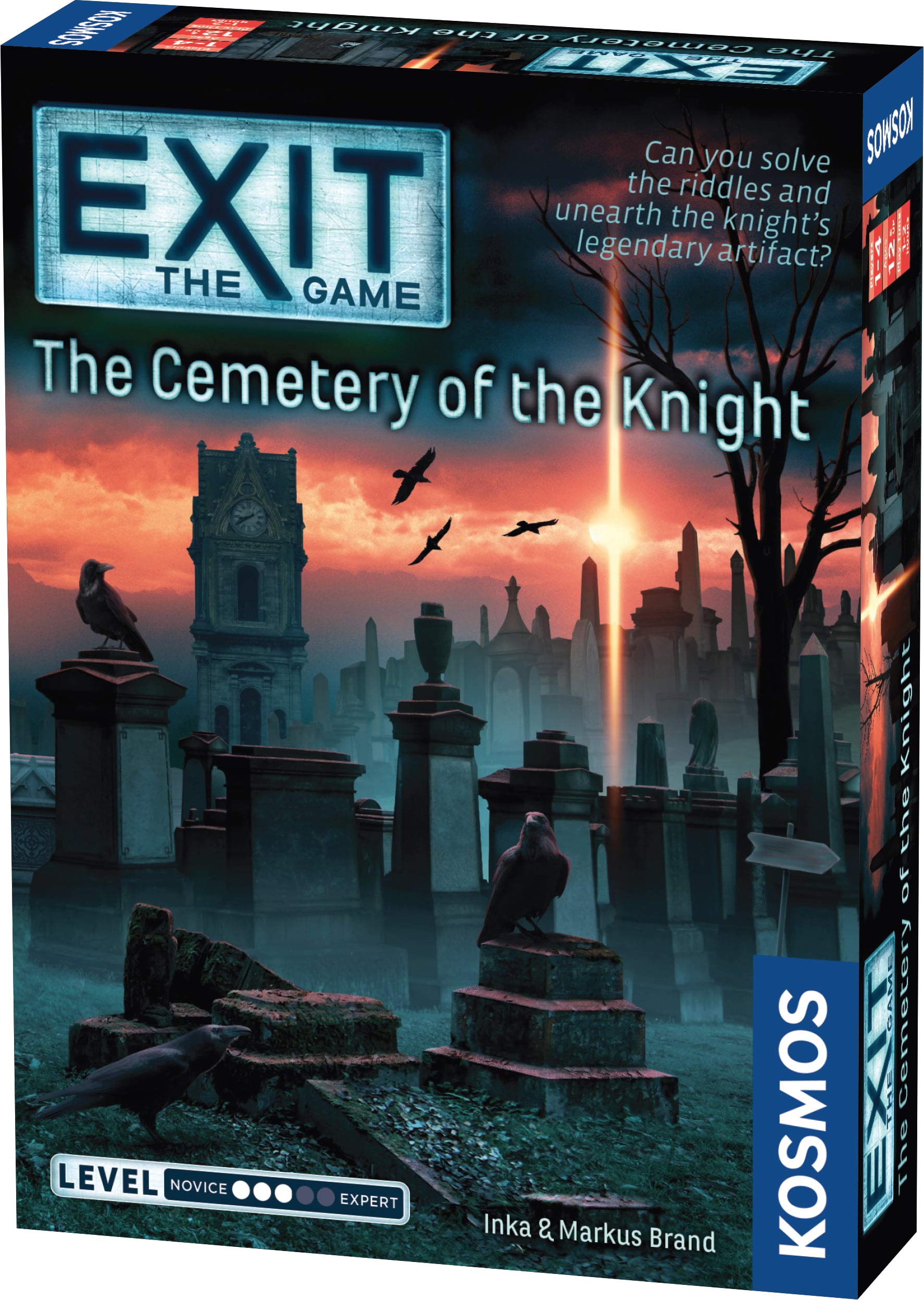 Thames & KosmosEXIT: The Cemetery of the Knight, Escape Room Card Game, Family Games for Game Night, Board Games for Adults and Kids, For 1 to 4 Players, Ages 12+