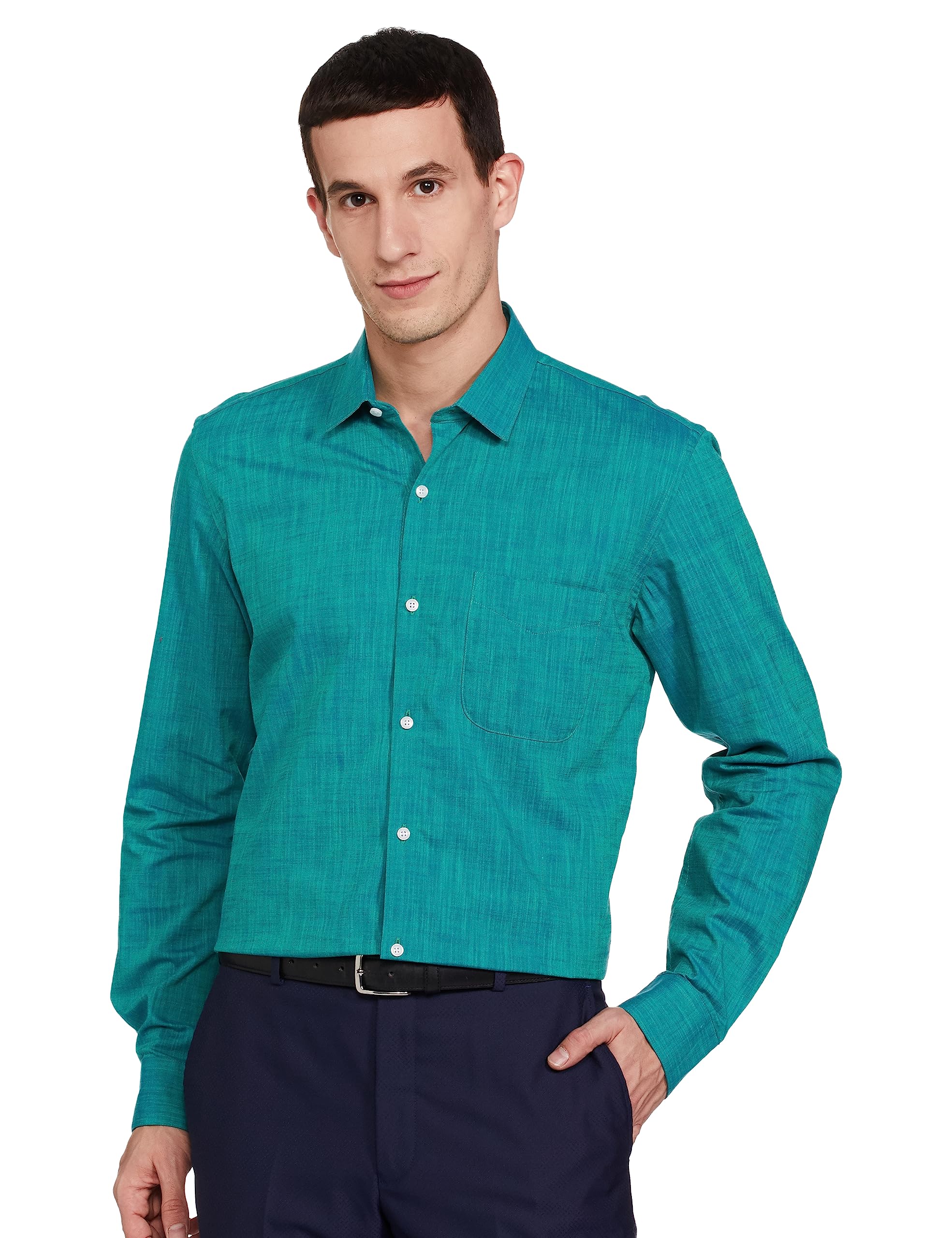 Peter England Men's Slim Fit Festive Shirt