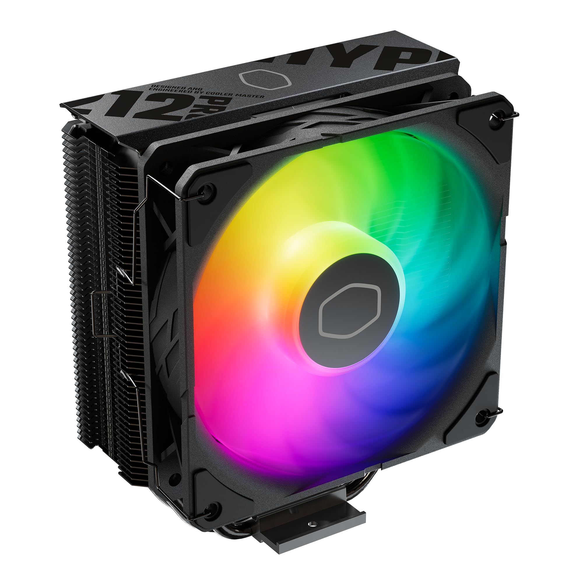 Cooler MasterHyper 212 Pro aRGB CPU Air Cooler, SickleFlow Edge 120 PWM Fan, Composite 4 Copper Heat Pipes, 152mm Tall, Sleek Top Cover, AMD Ryzen AM5|AM4, Intel LGA 1851|1700 Brackets