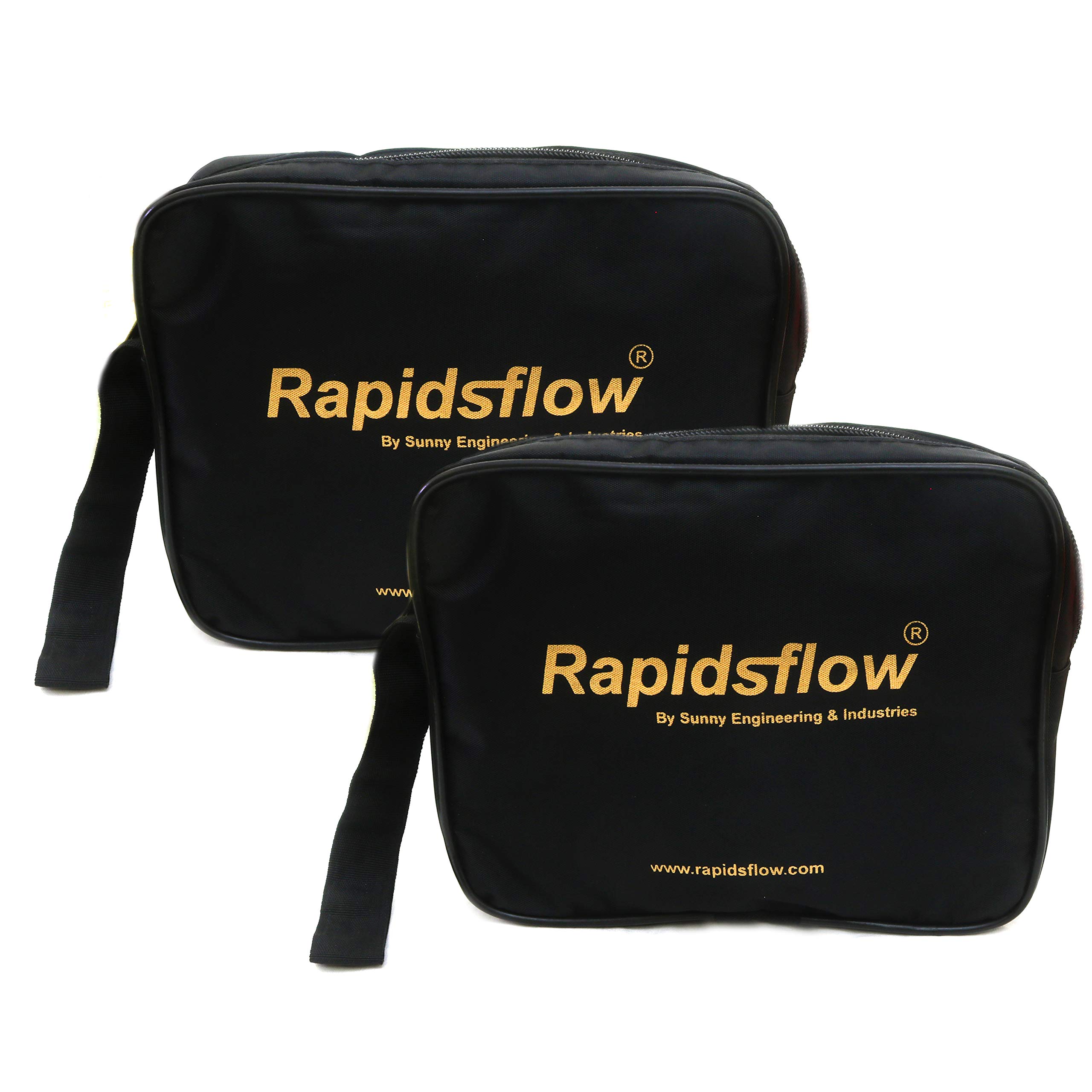 RapidsflowUnisex Waterproof Cash Carrying Pouch/Multipurpose Travel Pouch Business Handbag Sling Bag//High-Capacity (Set of 2 Bags)