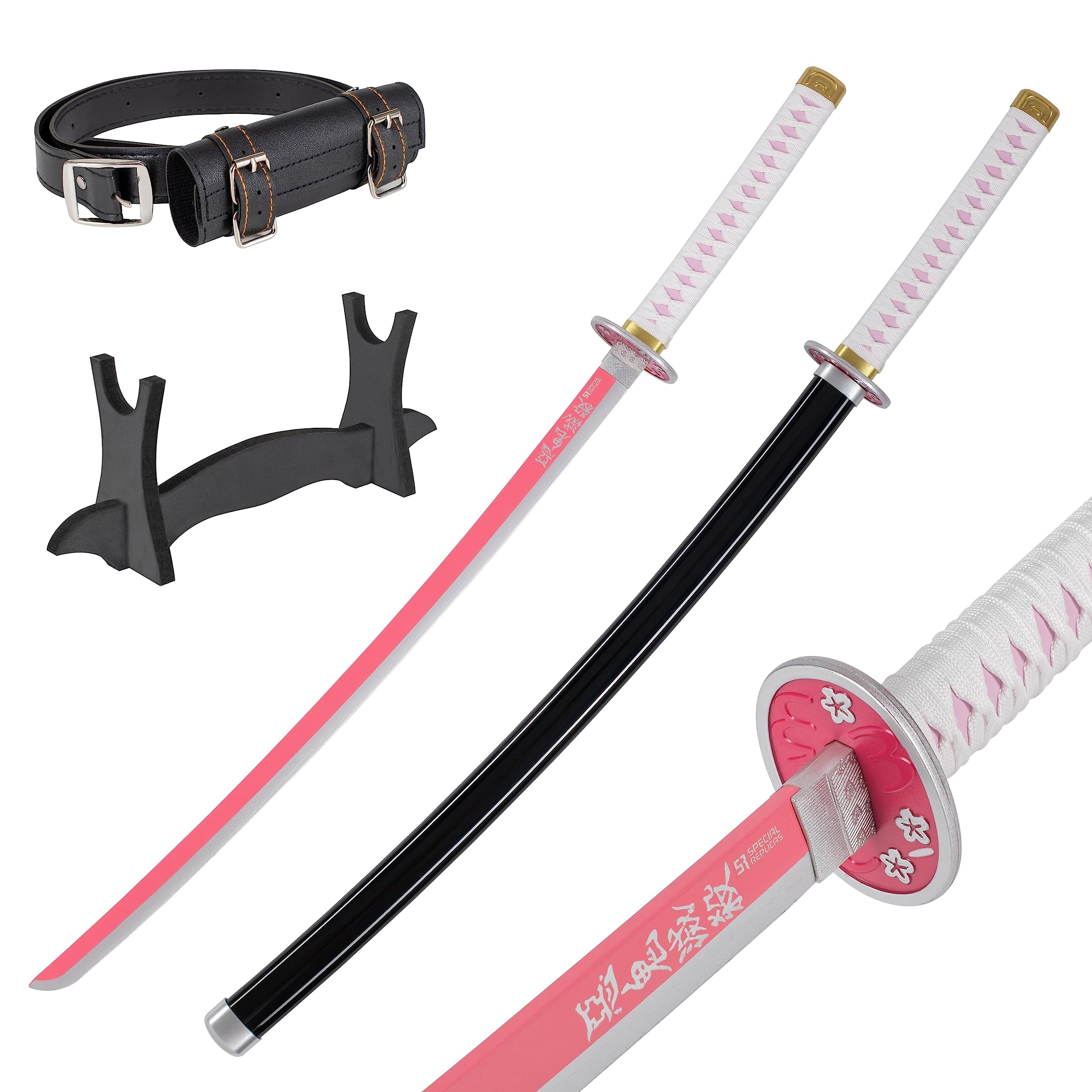 57 SPECIAL REPLICAS Bamboo Anime Katana Cosplay Sword, Katana Demon Slayer Sword 105 cm/41 Inch Hashira Pillars Protagonist Katana, a Variety of Styles