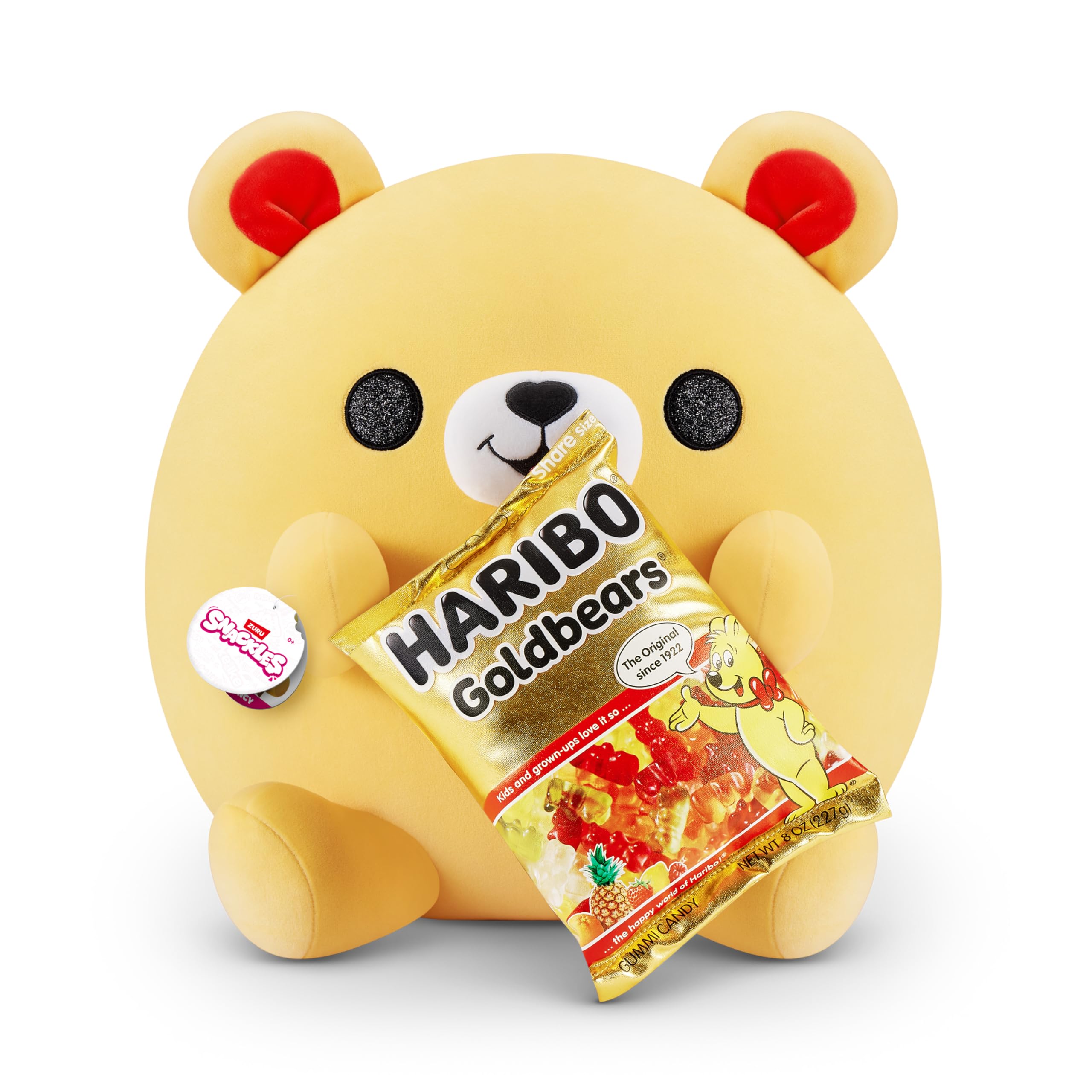 SnacklesZURU 14"Super Soft Plush Collectible (Nigel Bear with Haribo)