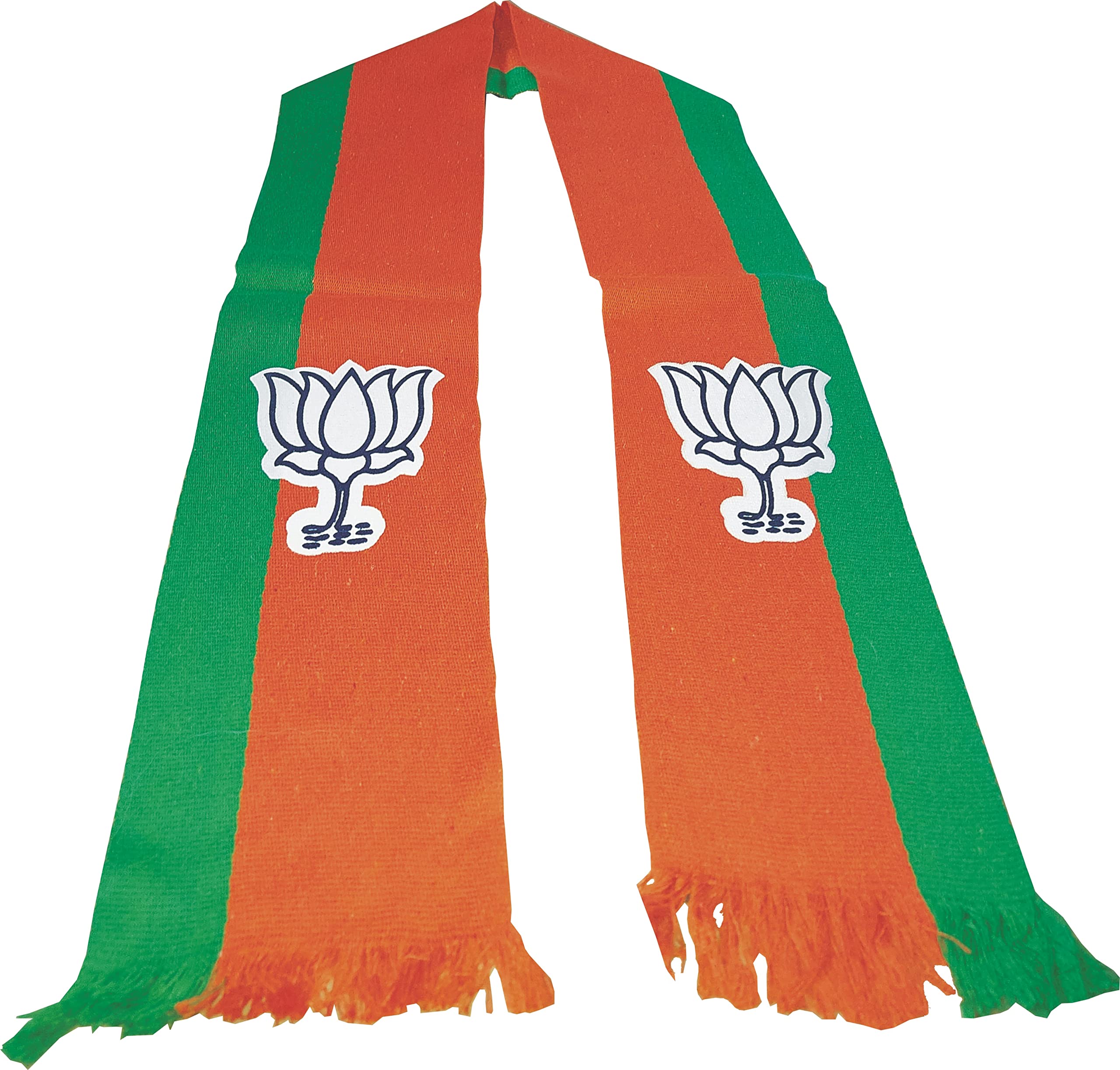 OMG FlagNew BJP Flag color scarf printed- BJP Flag