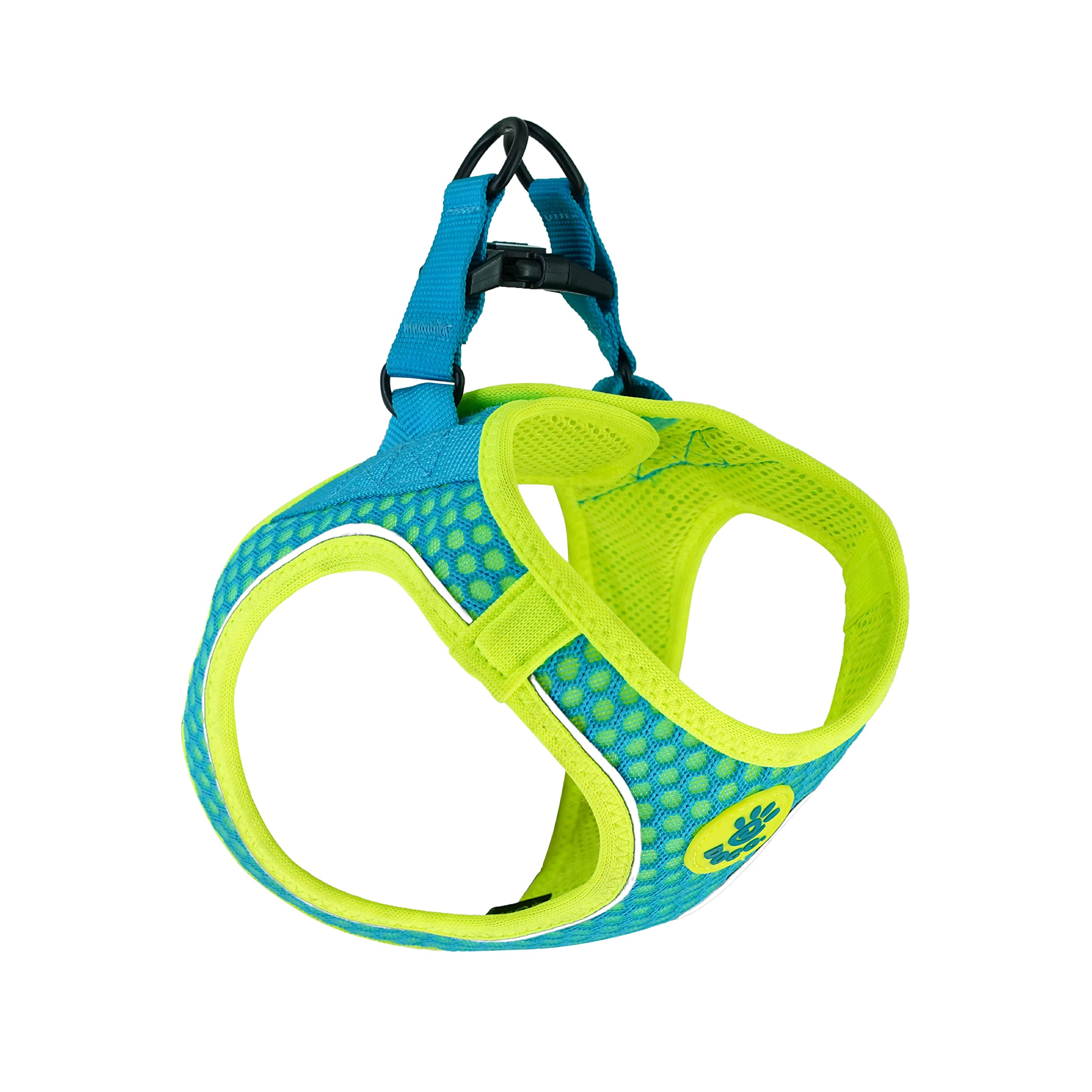 DOCODCA308L Athletica Quick Fit V Mesh Dog Harness, Large, Blue